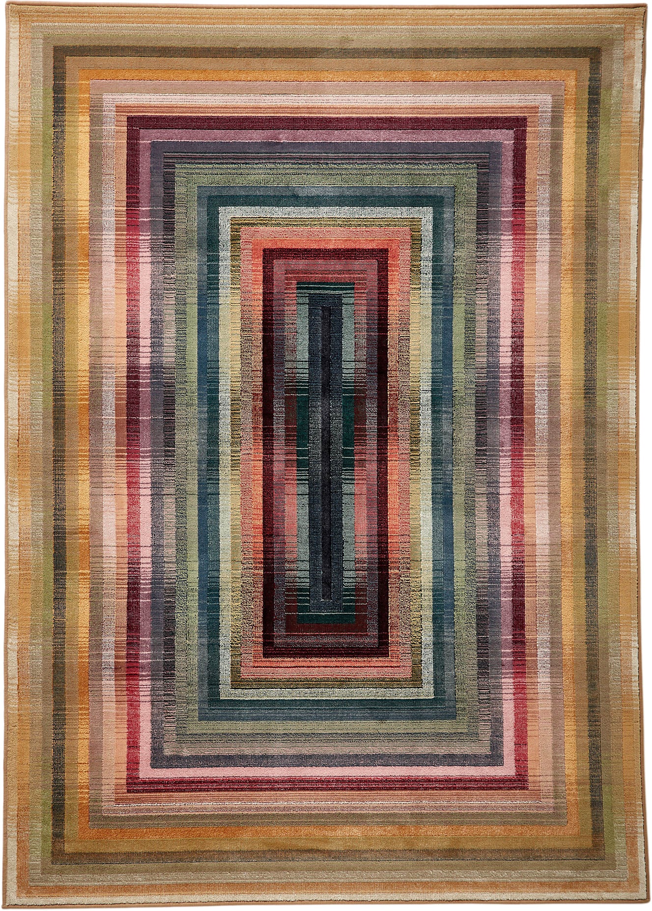 Teppich HEINE HOME Gr. 4, beige, B:120cm H:10mm L:175cm, Polypropylen, Teppiche, Kurzflorteppich Webteppich Flachgewebeteppich Teppich 2