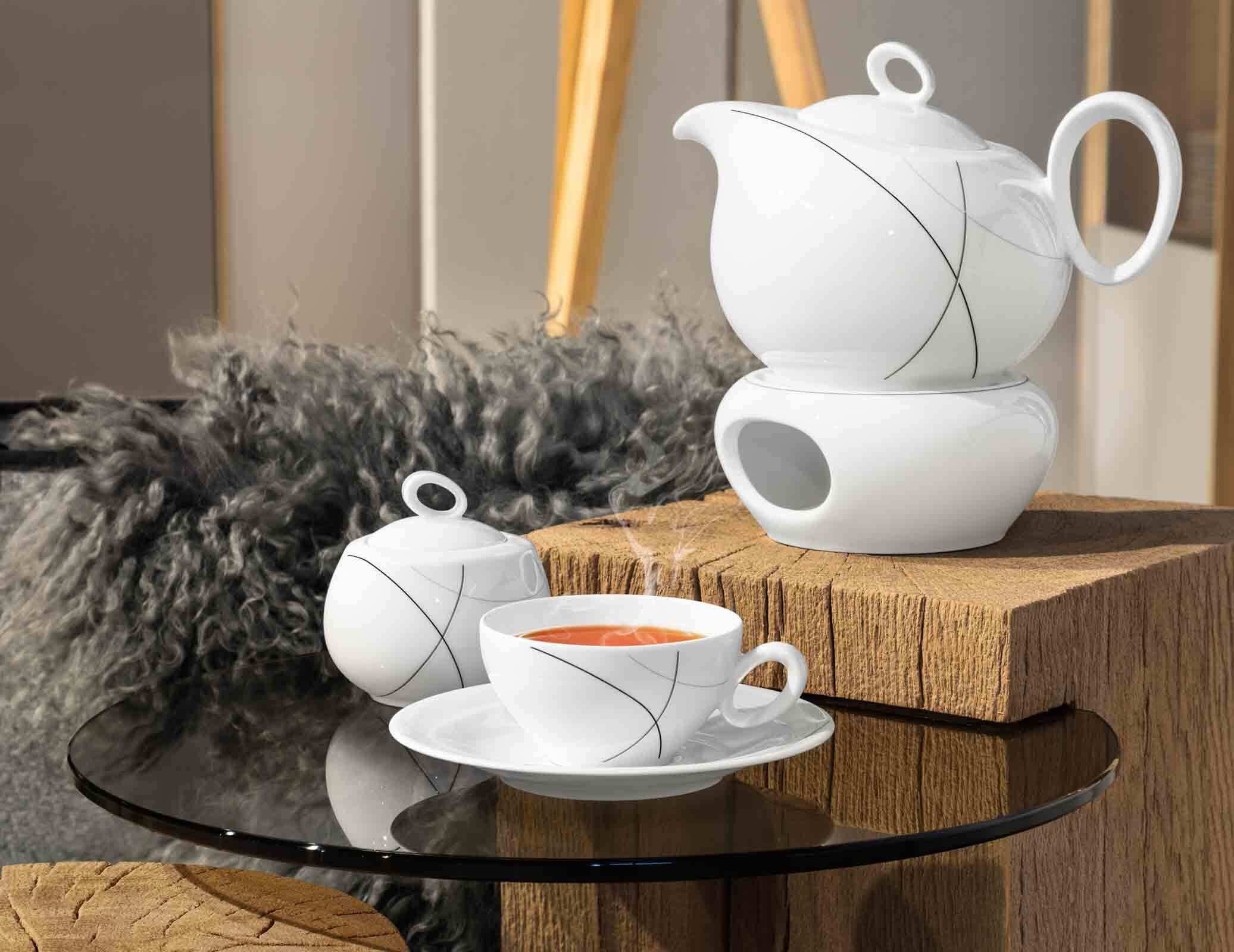 Seltmann Weiden Stövchen »Stövchen Trio Highline ø 14,3 cm weiß«