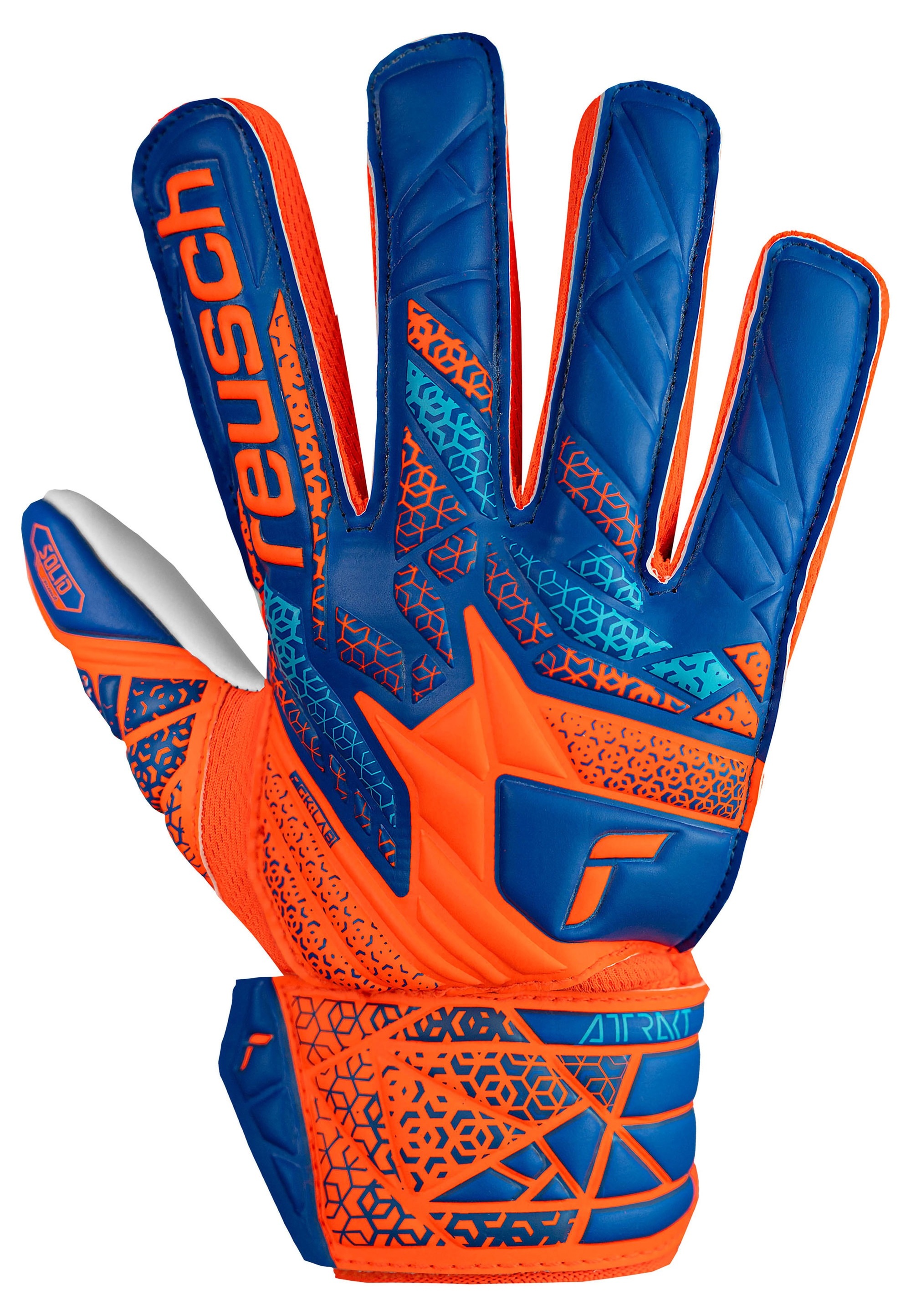 Reusch Torwarthandschuhe »Attrakt Starter Solid Junior«, mit Negativ Cut