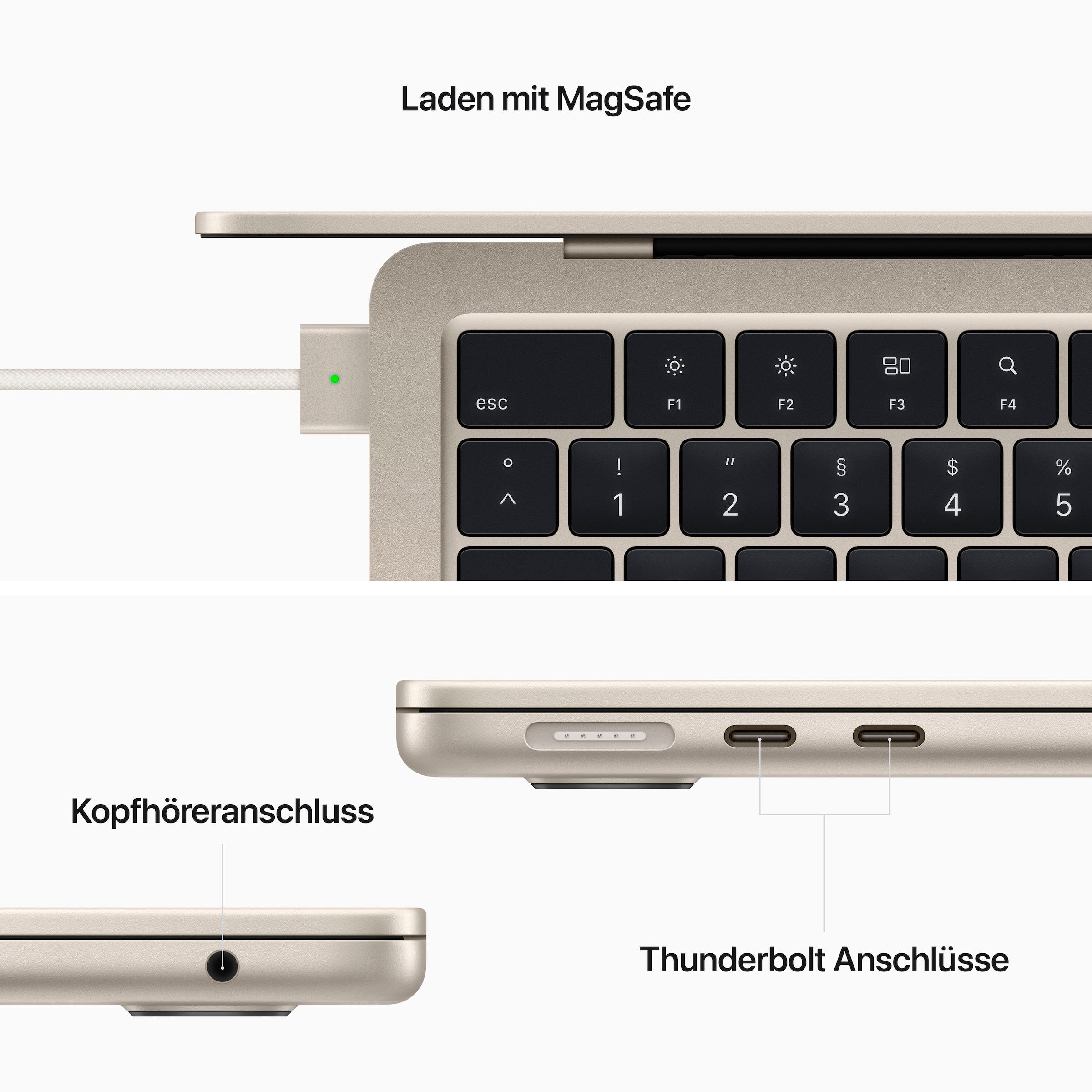 Apple Notebook »MacBook Air 13" CTO«, 34,46 cm, / 13,6 Zoll, Apple, M2, 10-Core GPU, 512 GB SSD
