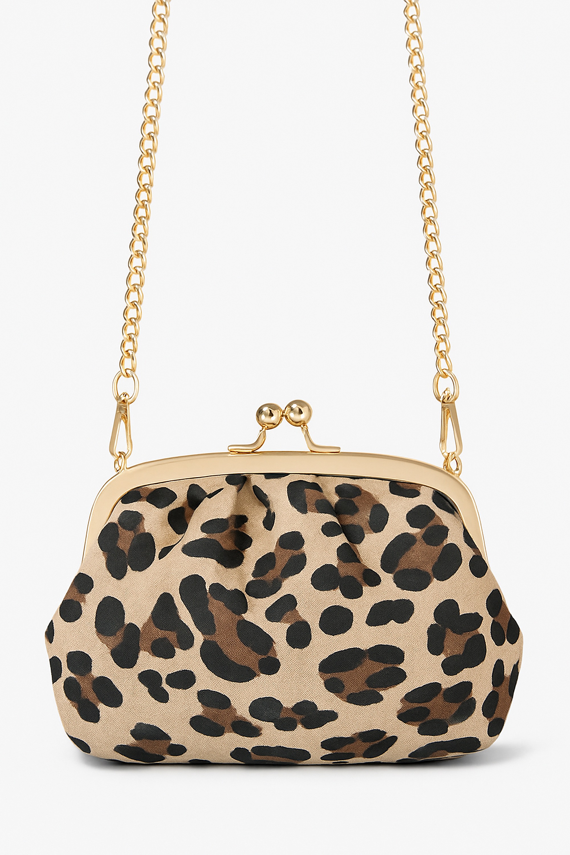 COLLEZIONE ALESSANDRO Umhängetasche »Leo Purse« aus echtem Wildleder mit Leo Druck