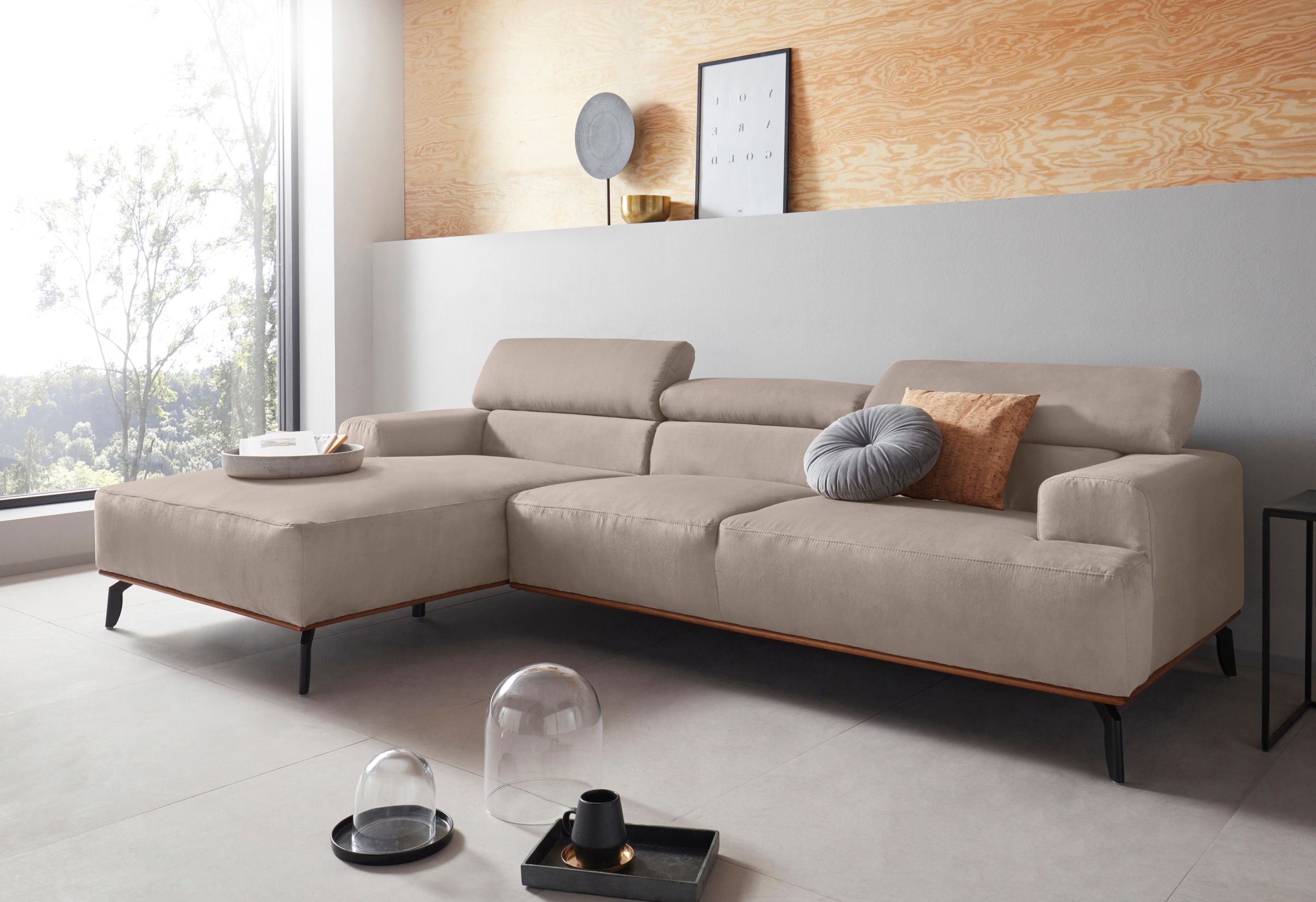 PLACES OF STYLE Ecksofa »Performance L-Form« su Kopfte...
