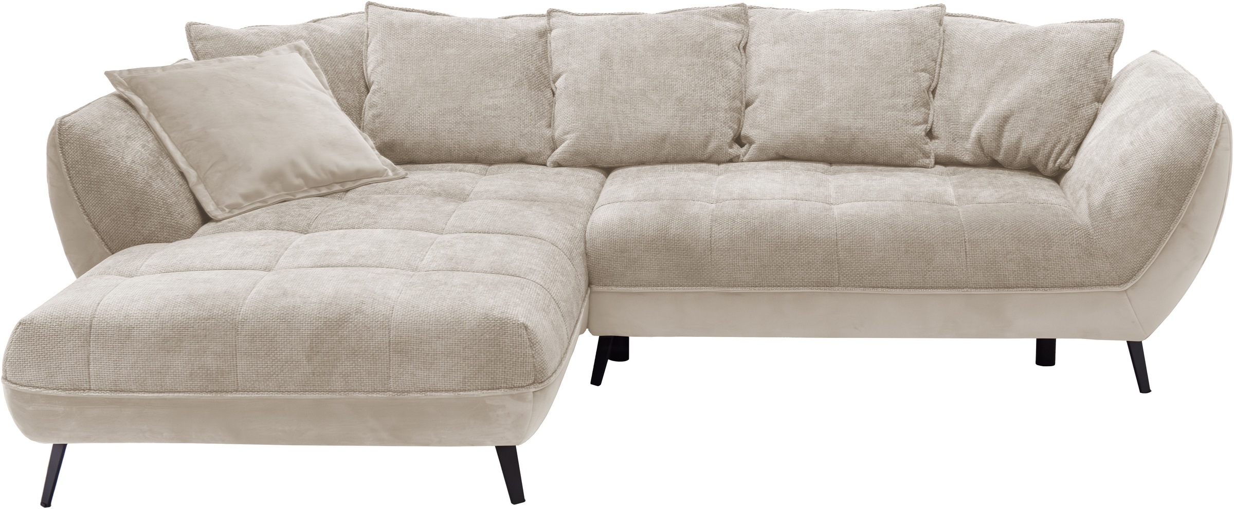 exxpo - sofa fashion Ecksofa "Midway mit einfacher Easy-Lift-Bettfunktion, günstig online kaufen
