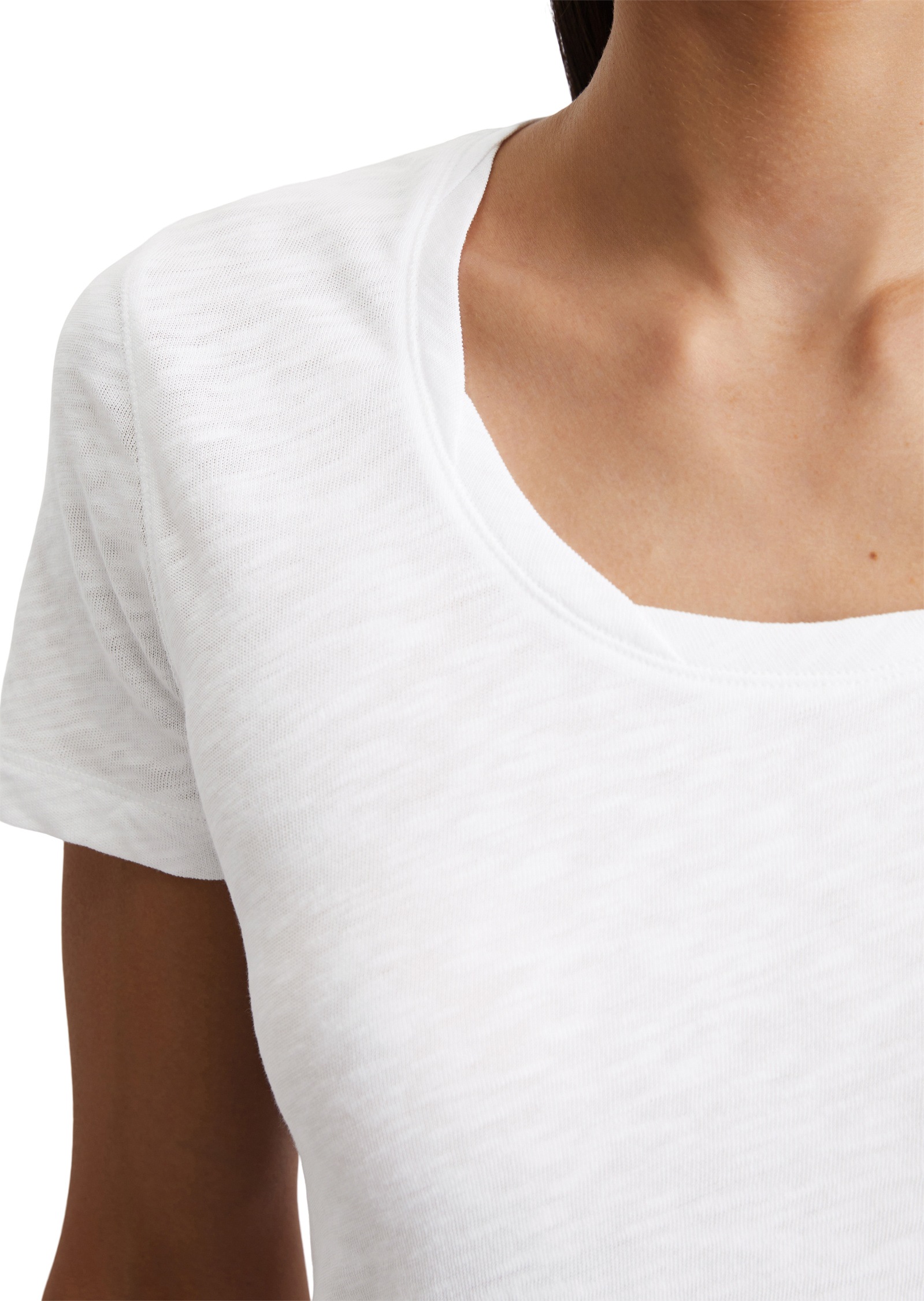 Marc O'Polo T-Shirt »mit getwistetem Ausschnitt«