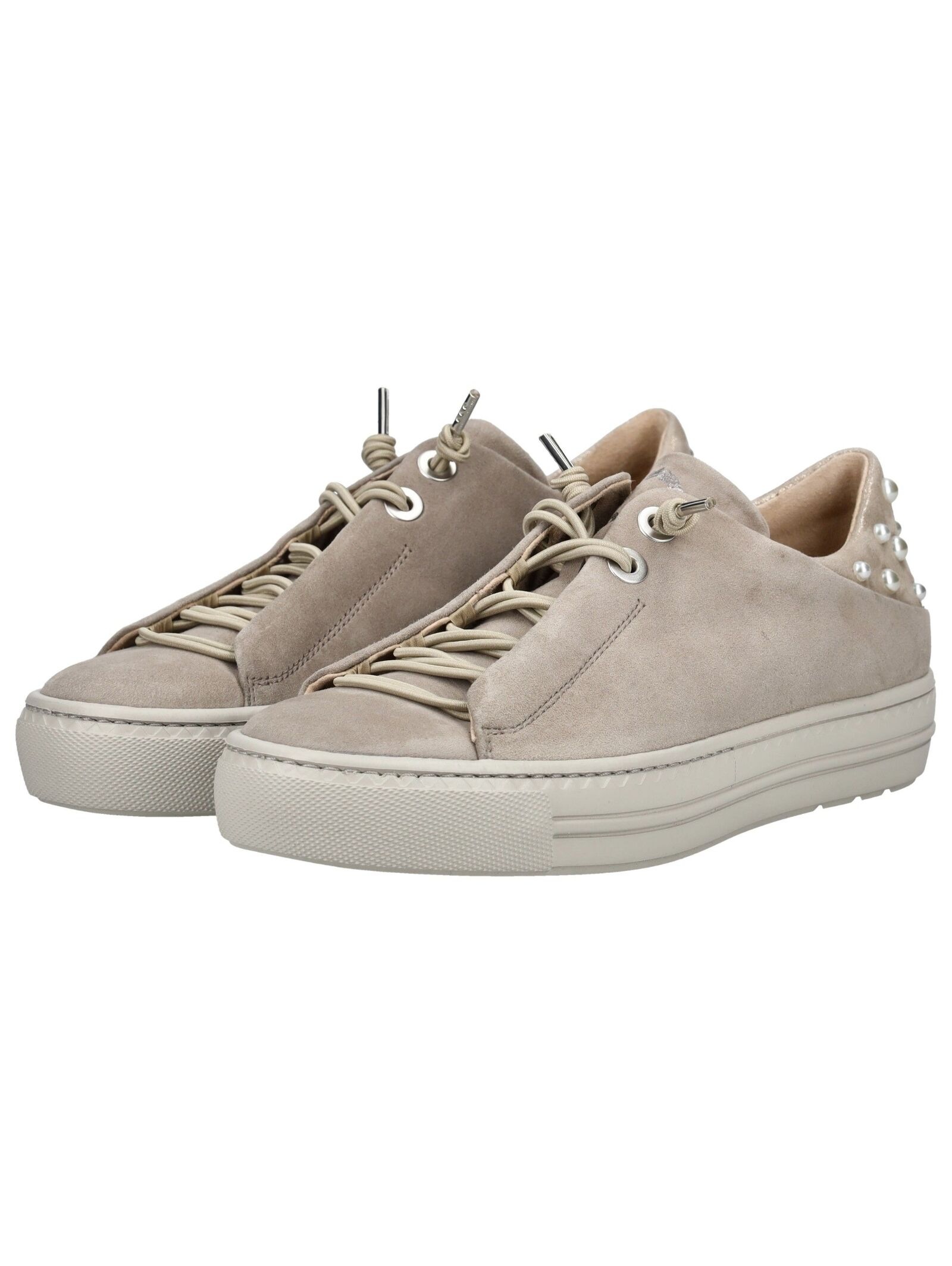 Sneaker PAUL GREEN "Paul Green Sneaker Leder", Damen, Gr. 40, beige, Leder, Schuhe Sneaker 3