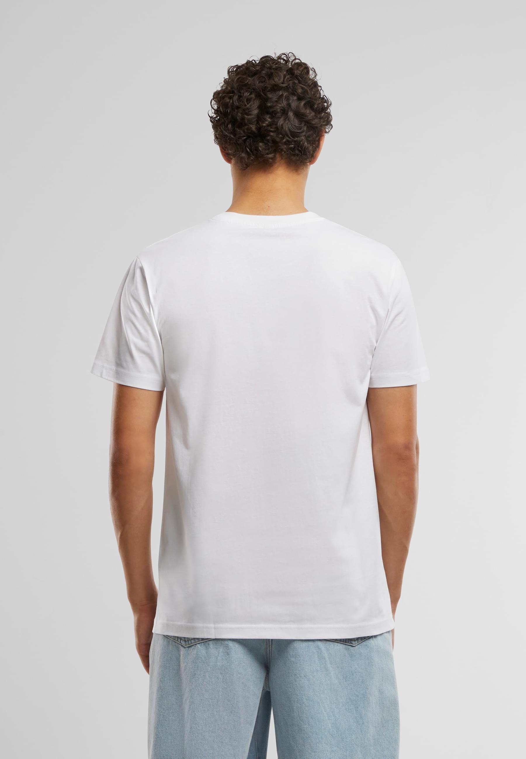 MisterTee T-Shirt »MisterTee NYC Old English Wording Patch Tee«, (1 tlg.)