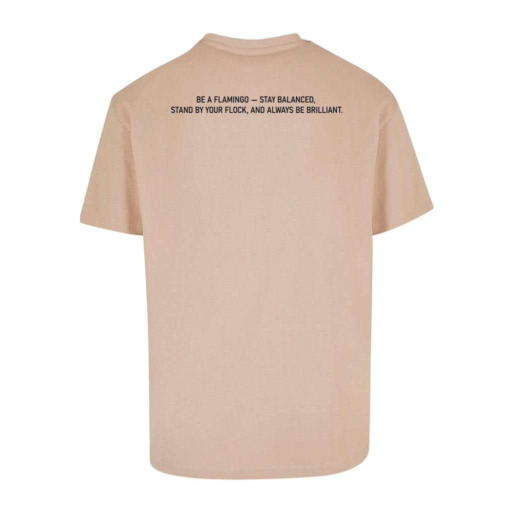 Merchcode T-Shirt »Merchcode Herren Flamingo Heavy Oversize Tee«, (1 tlg.)