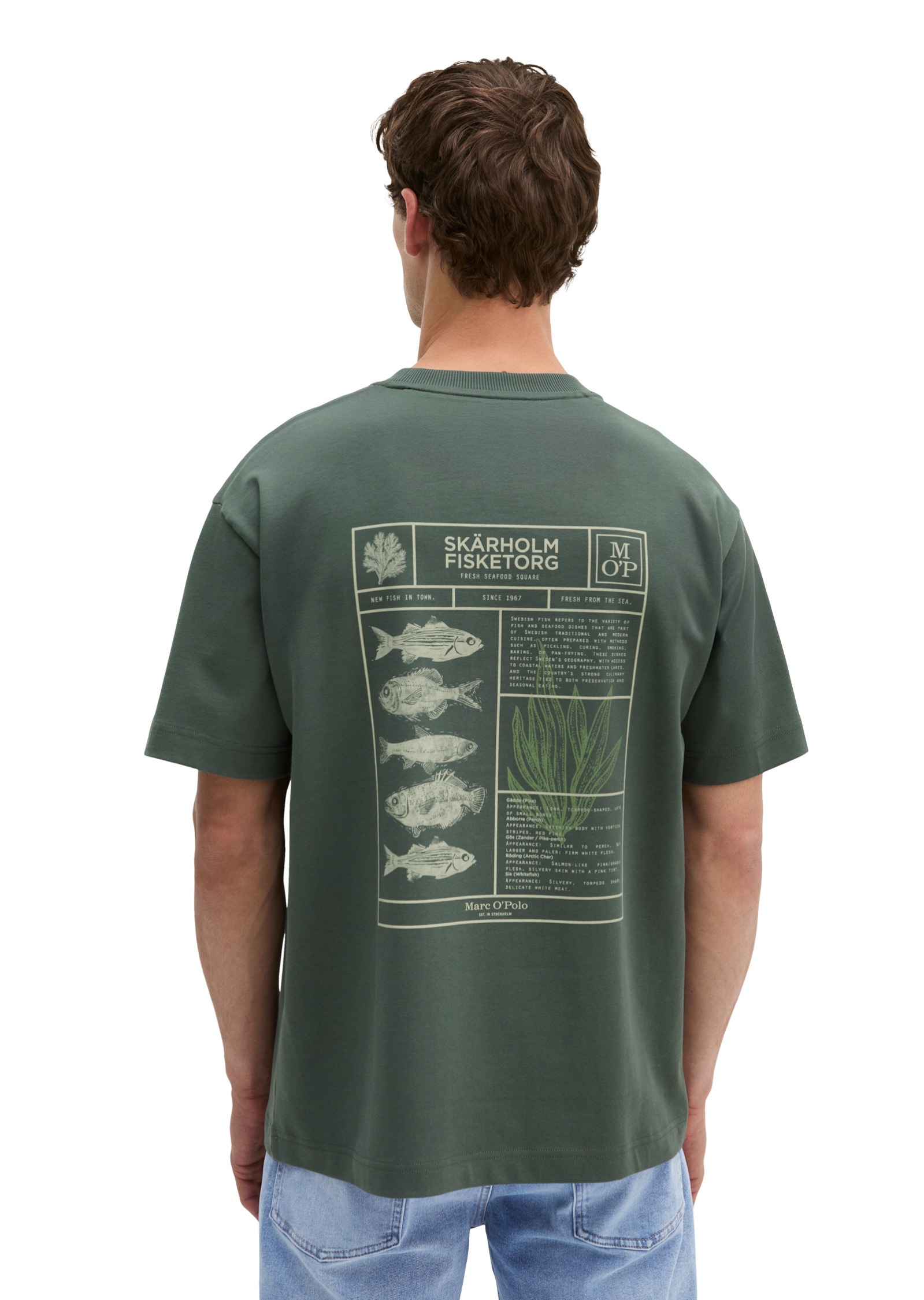 Marc O'Polo T-Shirt »mit maritimer Rückenprint«