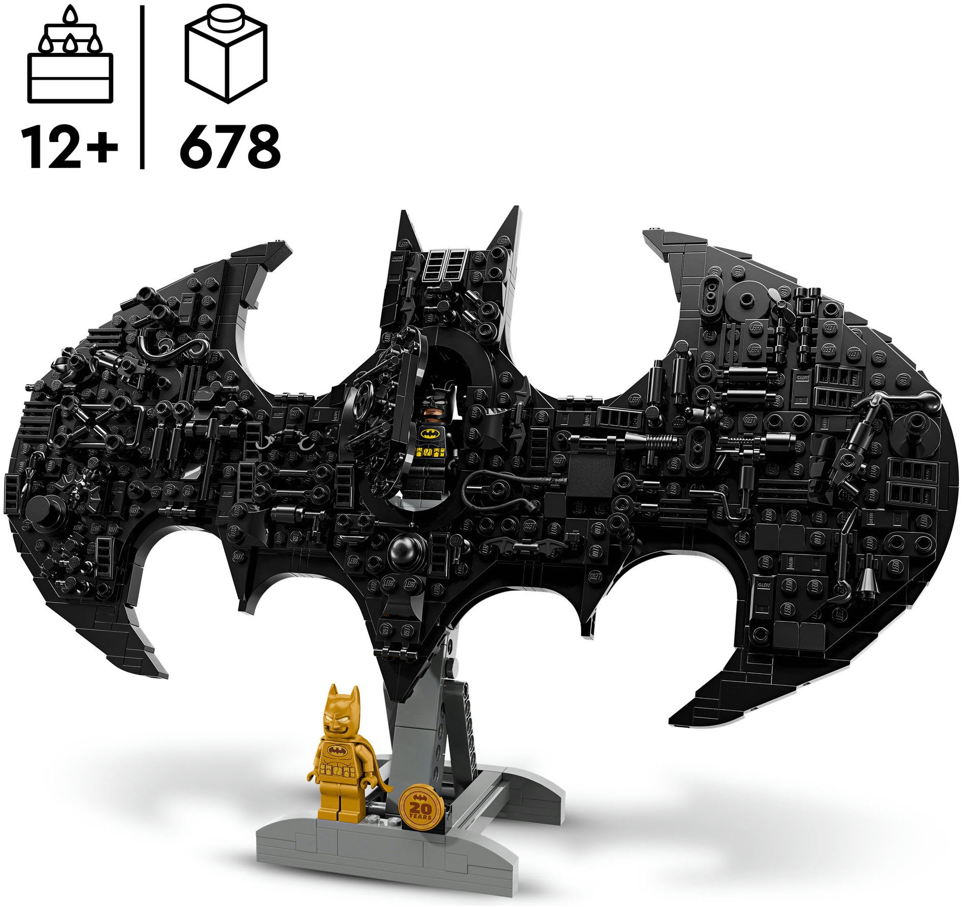 LEGO® Konstruktionsspielsteine »Batman Logo (76330), LEGO Super Heroes«