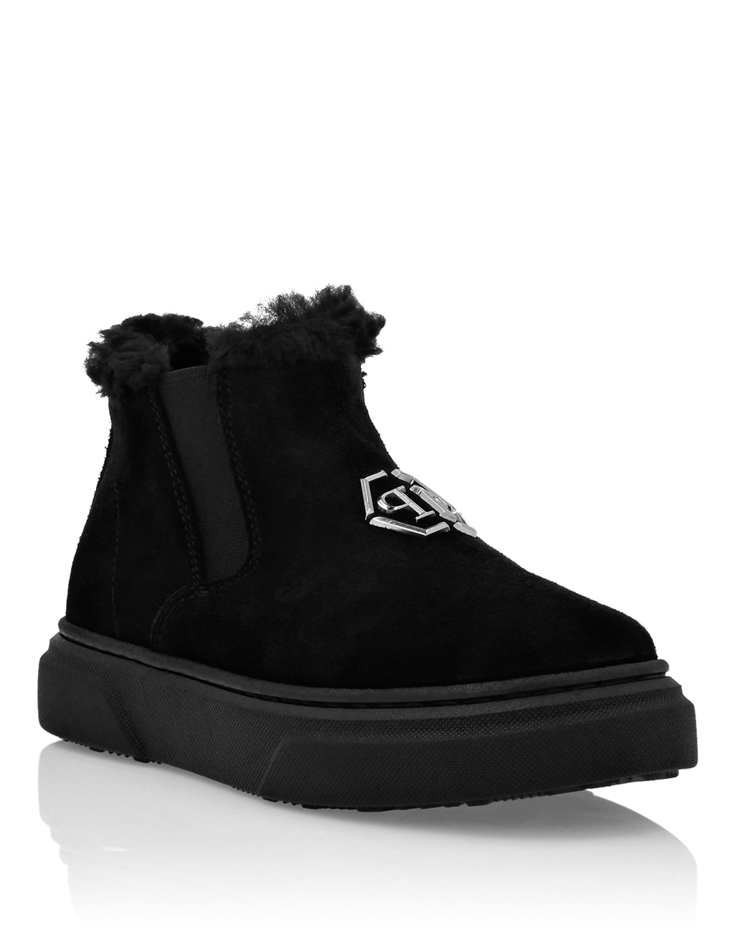 PHILIPP PLEIN Bootsschuh "Flache Stiefeletten"