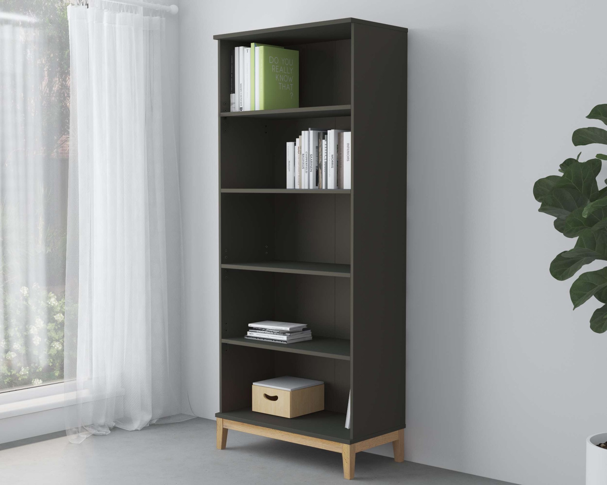 andas Bücherregal »Maryd« mit Untergestell in Holzoptik