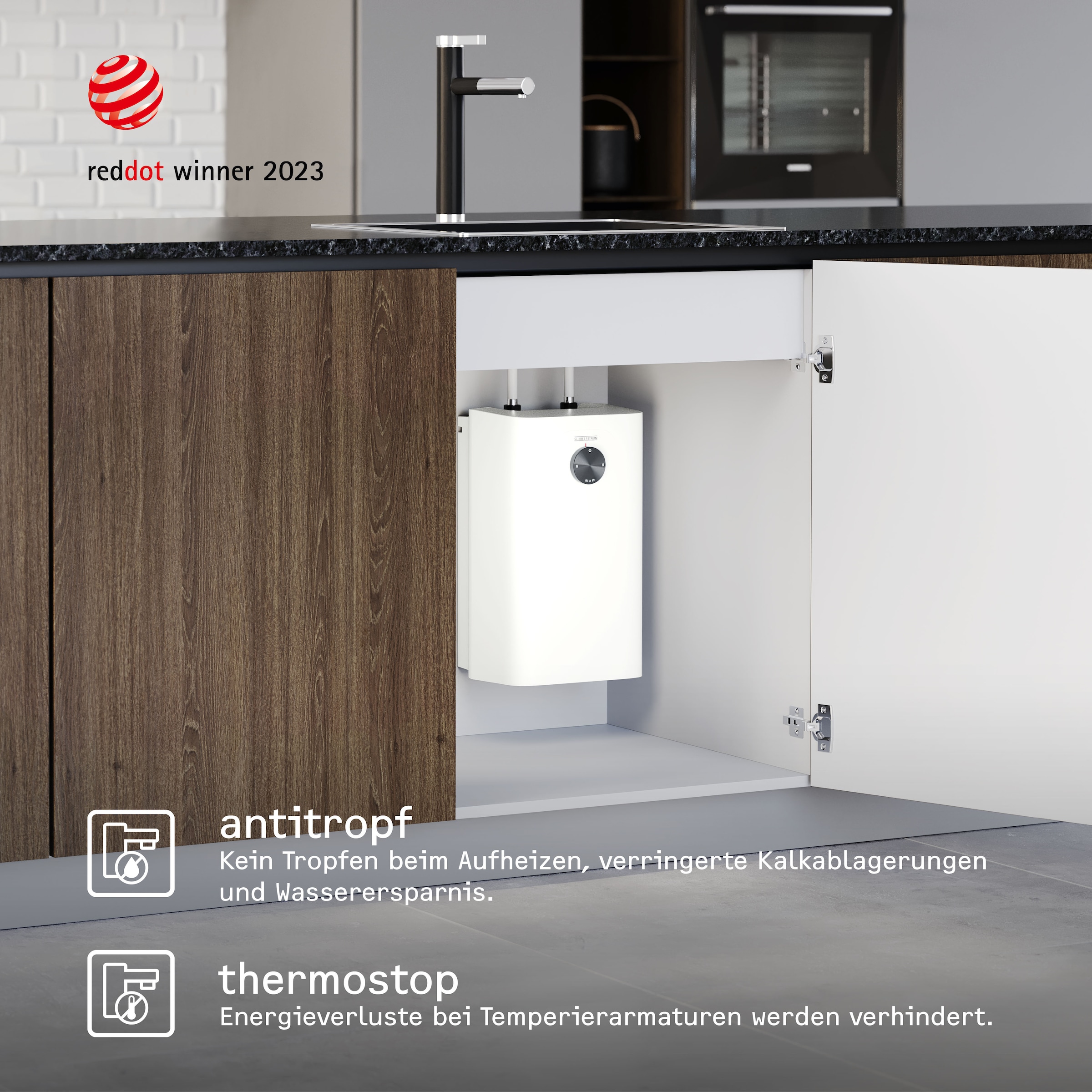STIEBEL ELTRON Kleinspeicher »SNU 5 Plus, Untertischboiler 5 Liter« Niederdruck , mit Stecker