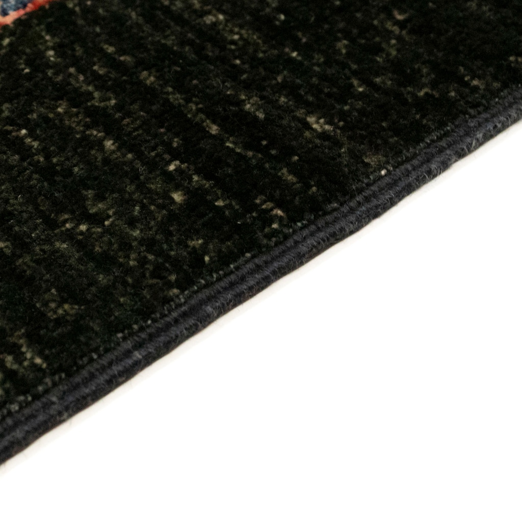 morgenland Wollteppich »Bachtiari Teppich handgeknüpft schwarz«, rechteckig