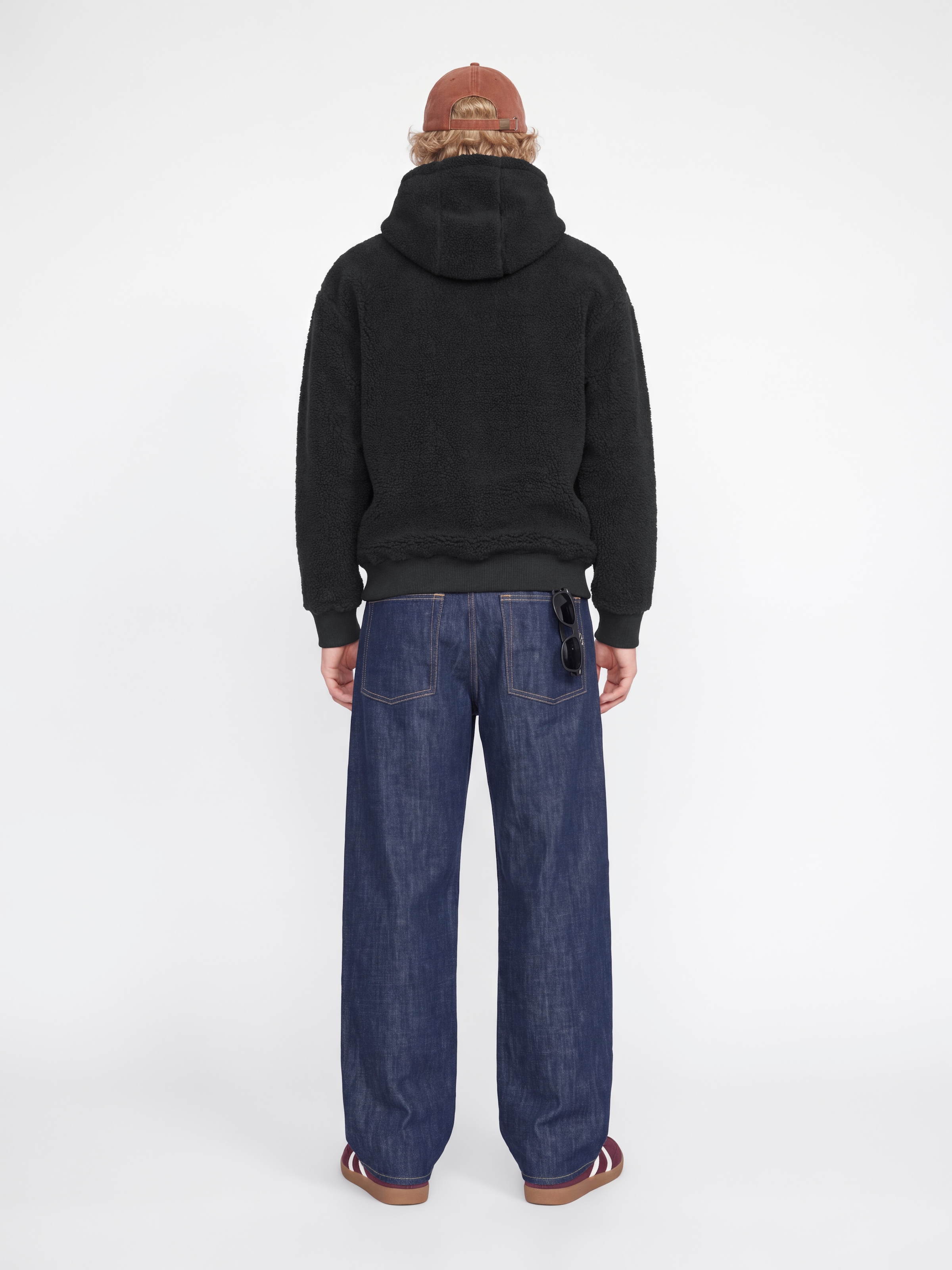 Jack & Jones Kapuzensweatshirt »JORNORREBRO EMB TEDDY SWEAT HOOD«, Kunstfaser,
