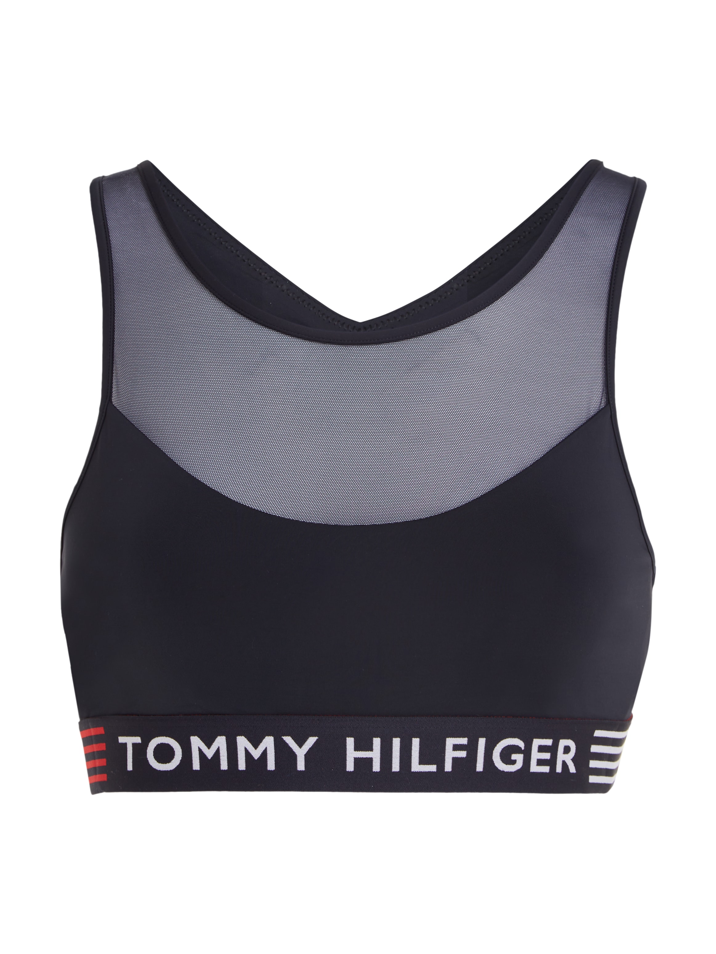 Tommy Hilfiger Underwear Bralette »UNLINED BRALETTE«, mit Mesh-Einsatz & Tommy Hilfiger Loo-Elastiktape