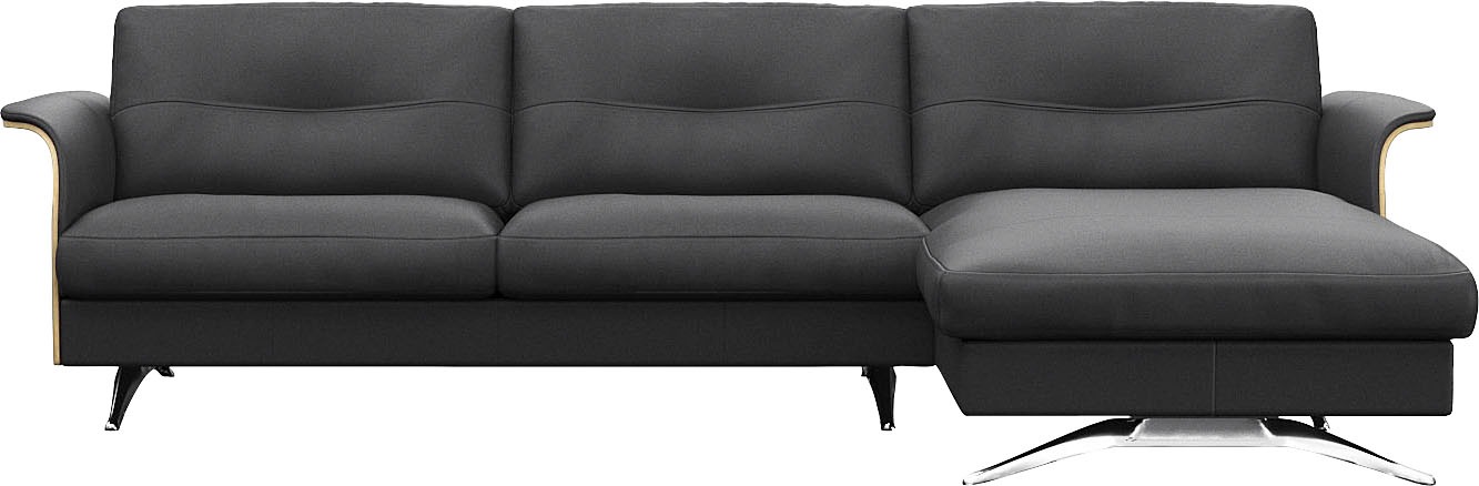 FLEXLUX Ecksofa "Glow, super bequem durch hochwertigem Sitzaufbau mit Feder günstig online kaufen