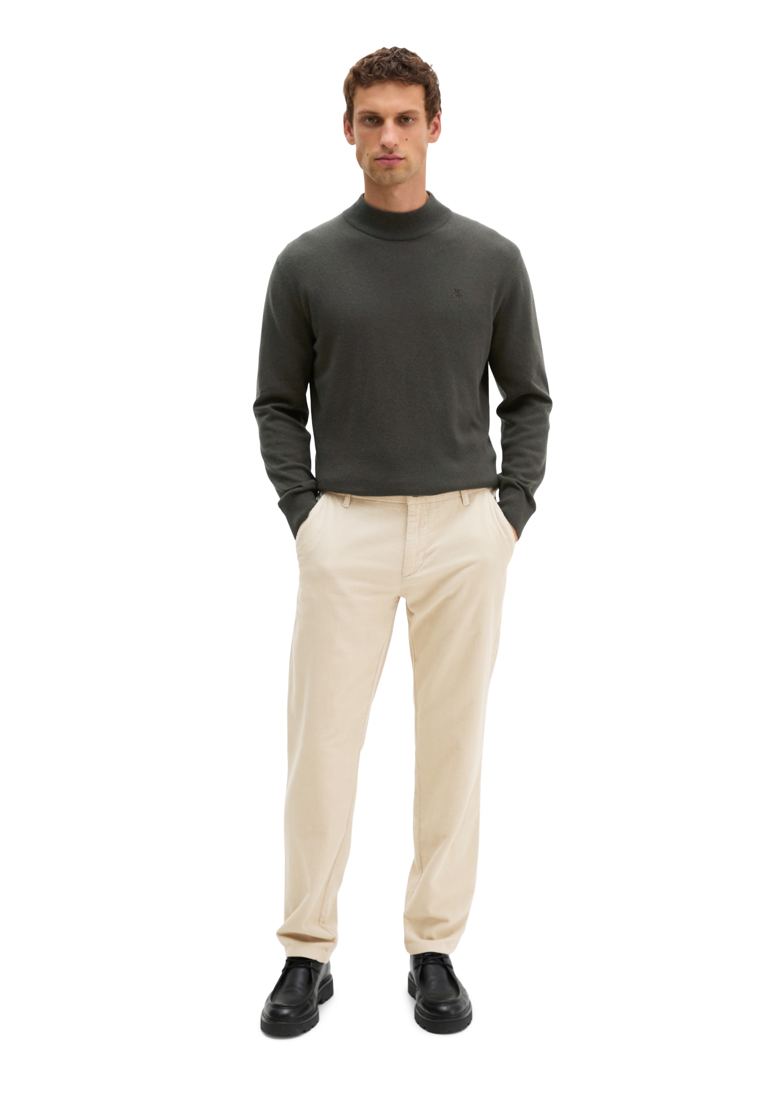 Marc O'Polo Cordhose »Model Mads Jogger regular mit Höhen-Tiefen-Effekt«  mit teilelastischem Bund