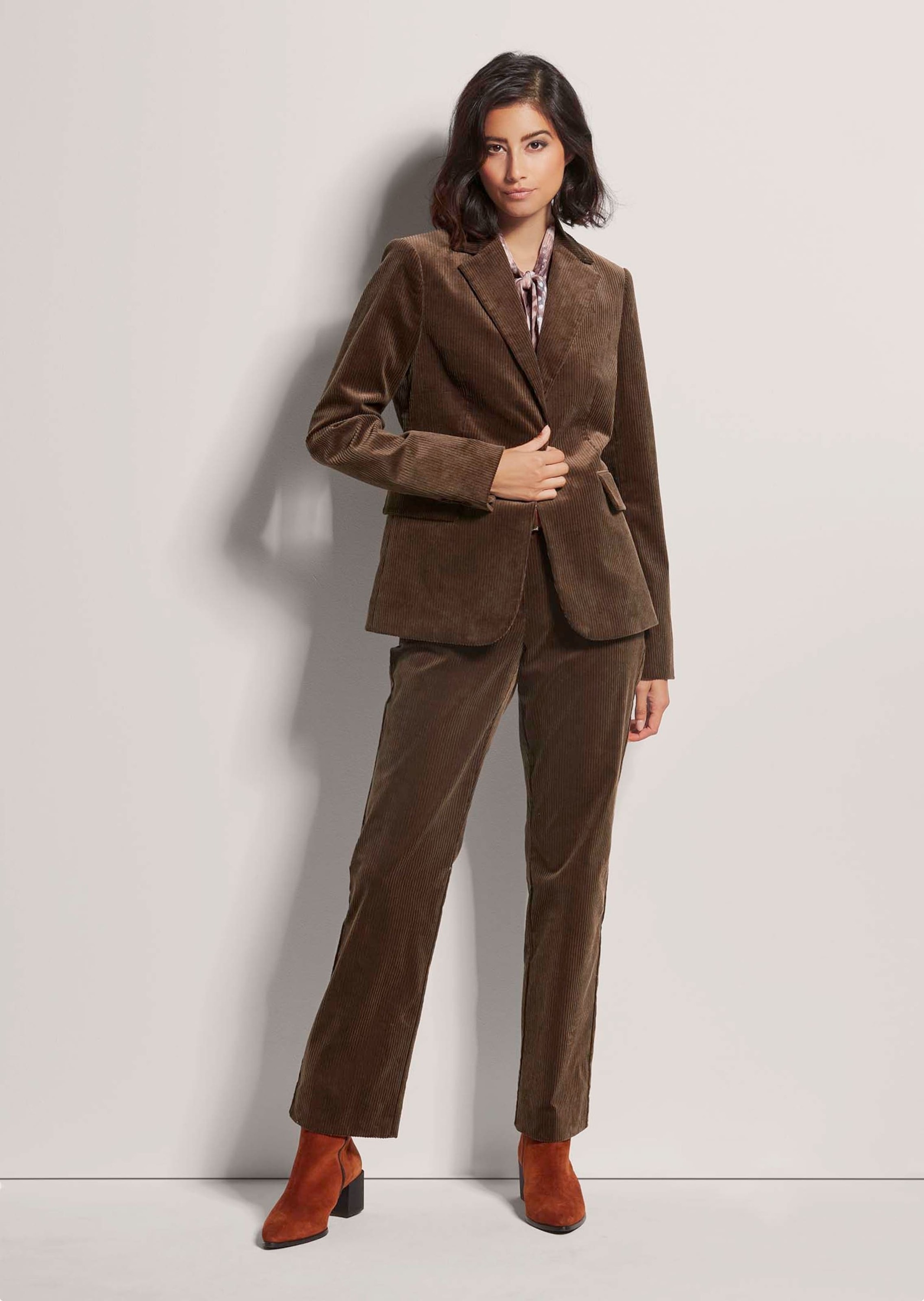 MADELEINE Jerseyblazer "Cordblazer Klassischer Cordblazer mit Reverskragen" günstig online kaufen