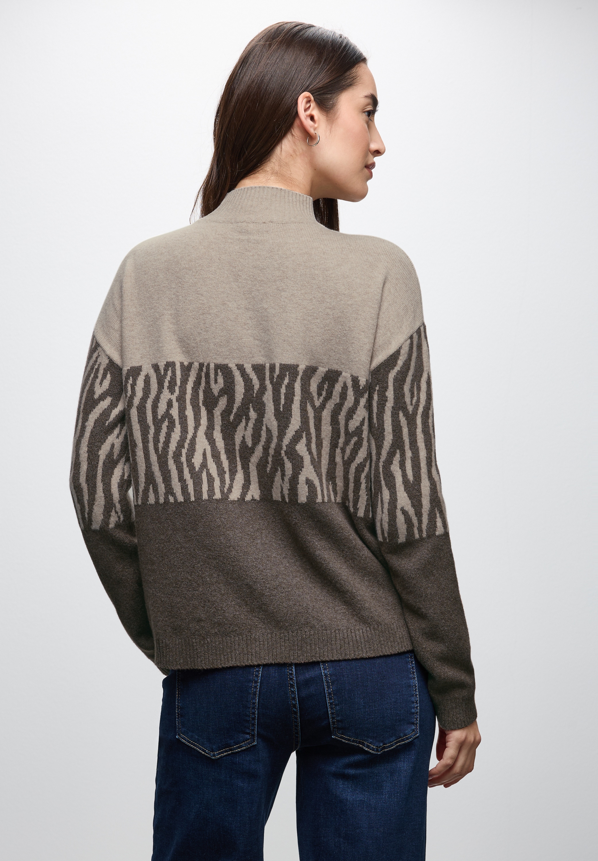 STREET ONE Strickpullover, im soften Baumwoll-Mix