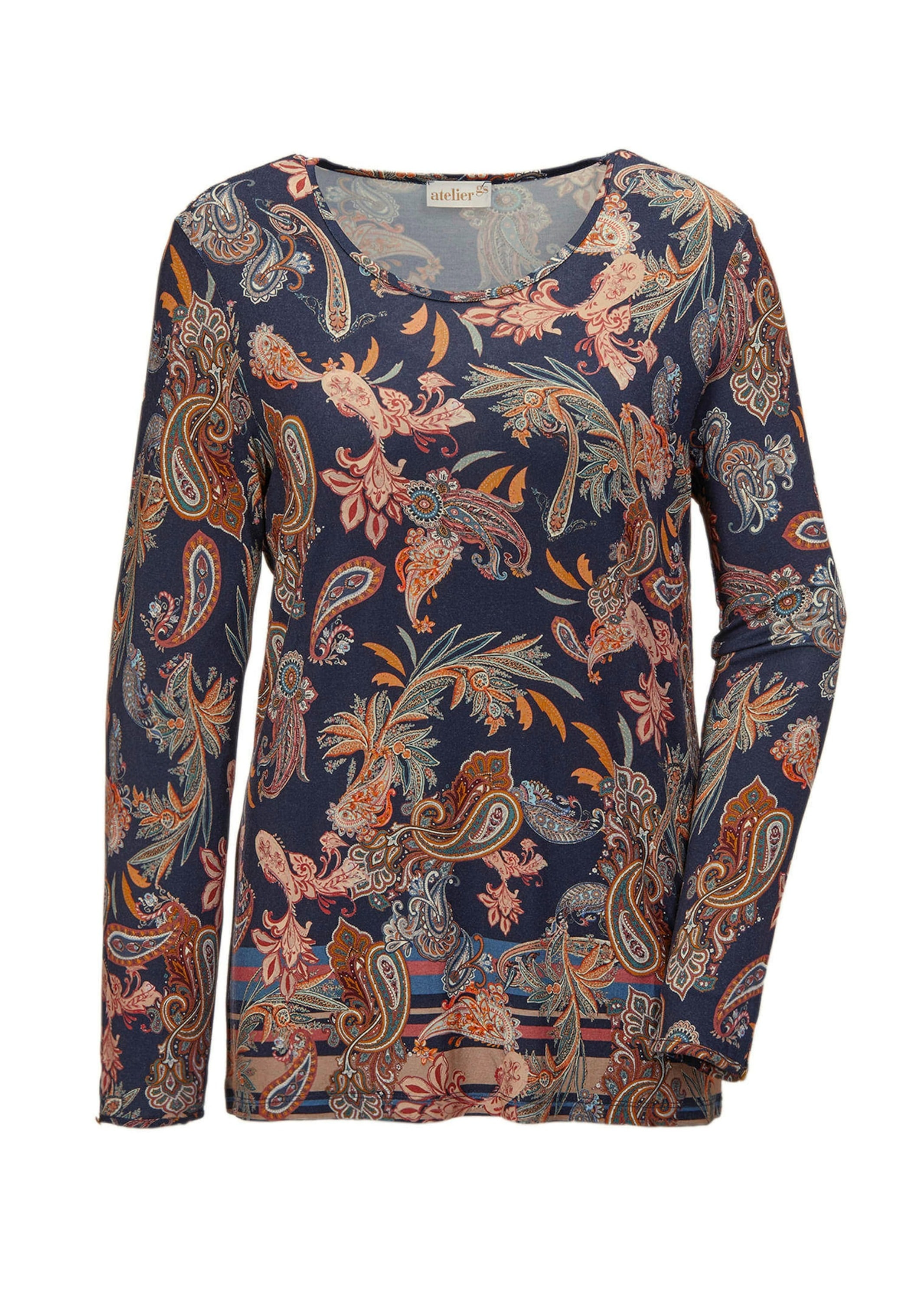 GOLDNER Print-Shirt "Druckshirt in kraftvollen Farben" Ohne günstig online kaufen