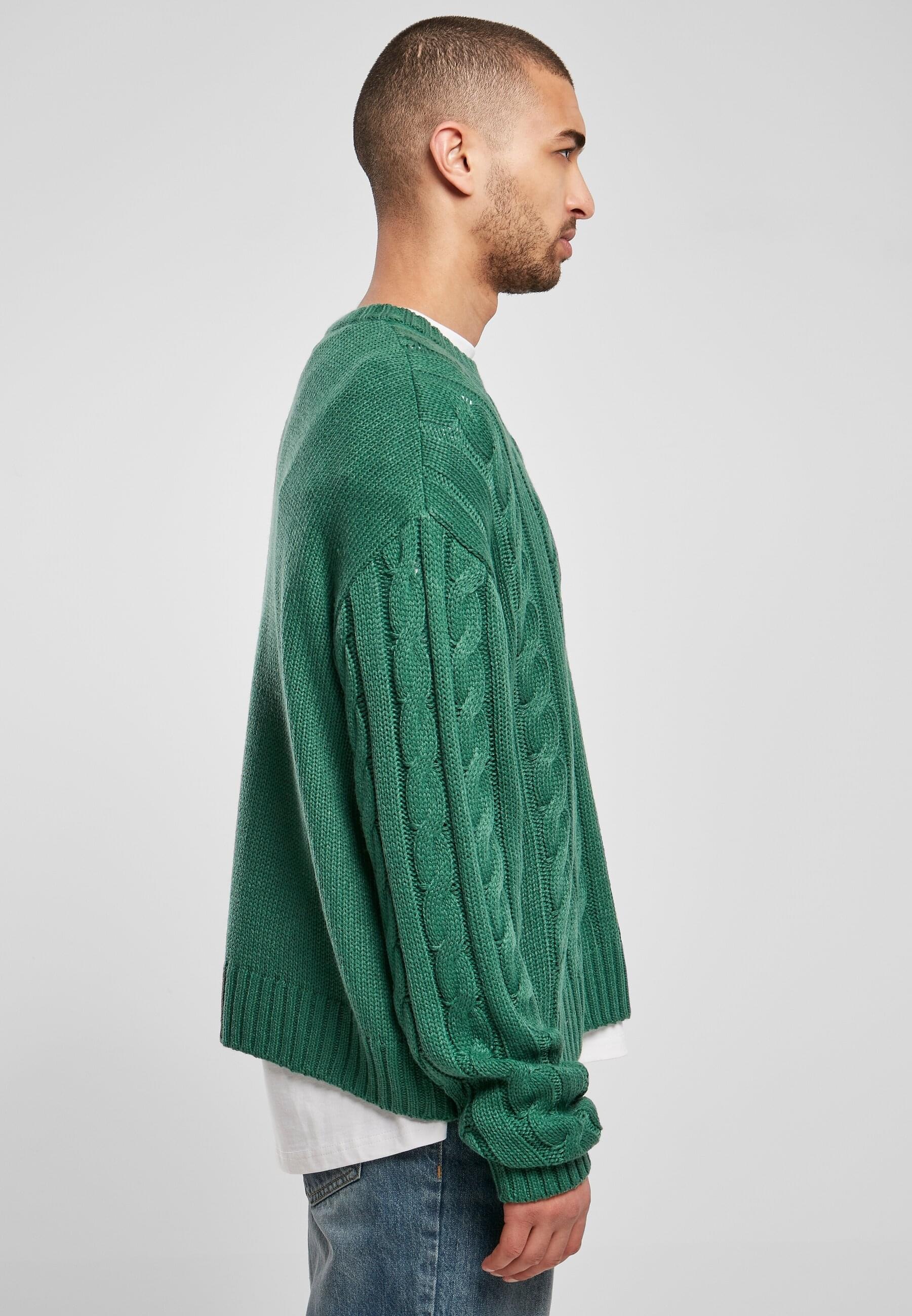 URBAN CLASSICS Rundhalspullover »Urban Classics Herren Boxy Sweater«, (1 tlg.)