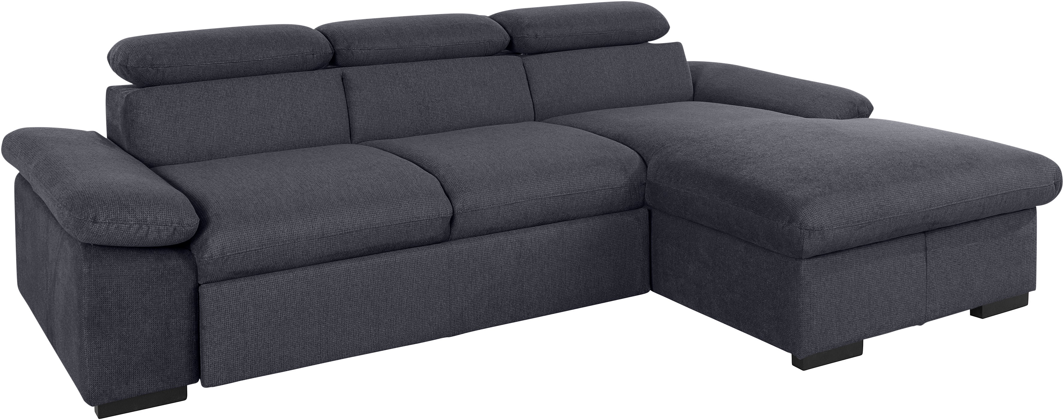 Thumbnail - COTTA Ecksofa "Lola L-Form mit Kopfteilfunktion & Hocker", (Set, mit Hocker), wahlweise mit Bettfunktion, Bettkasten & A...