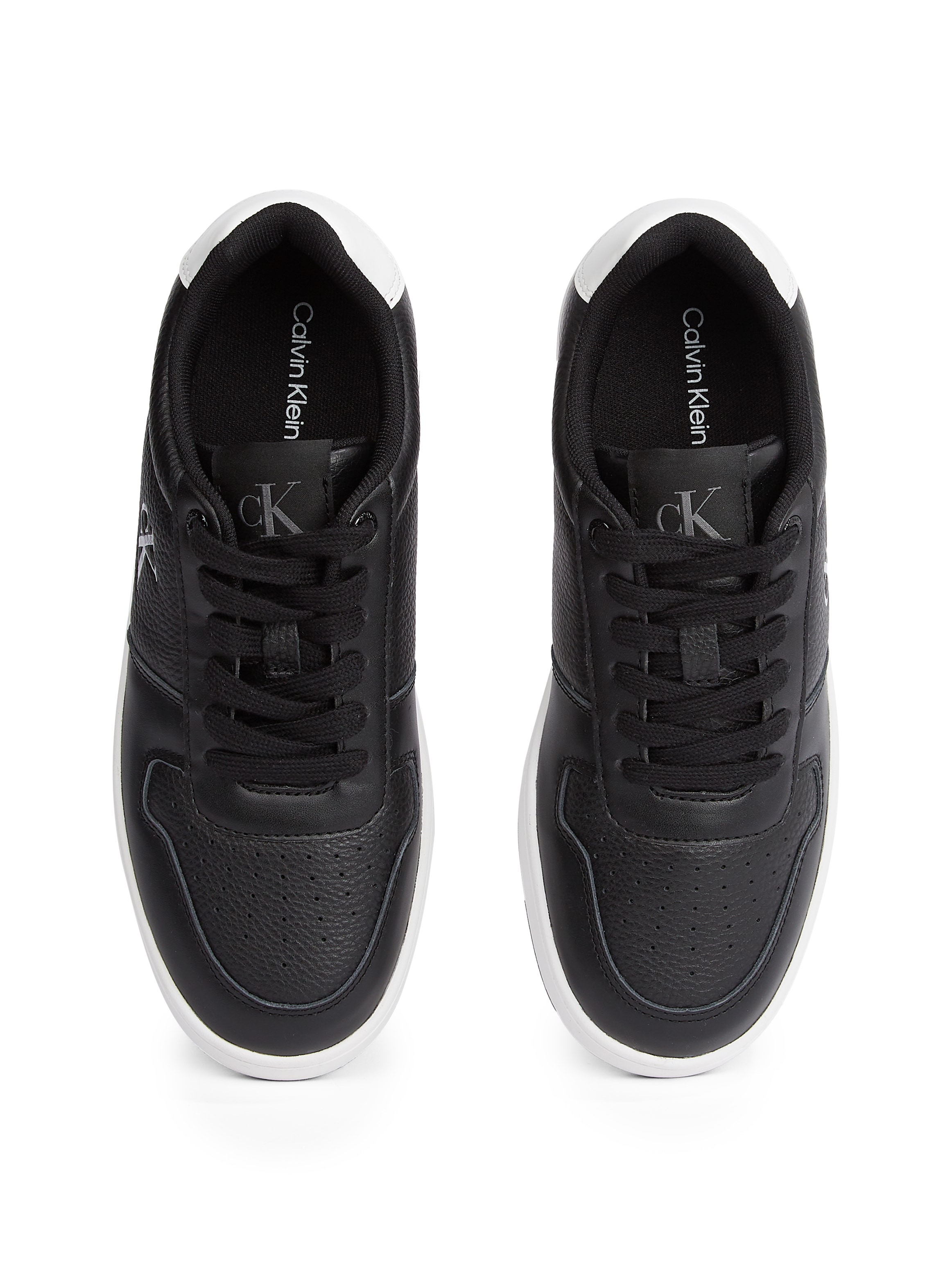 Calvin Klein Jeans Sneaker »BASKET CUPSOLE LOW MG«, Basket-Schnürschuh, Halbschuh, Freizeitsneaker mit Plateausohle