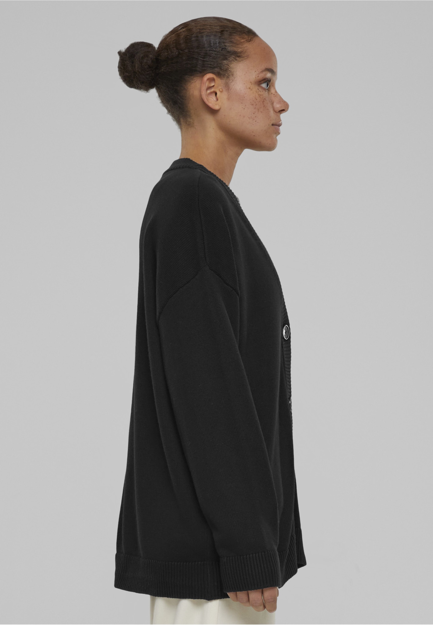 URBAN CLASSICS Strickjacke »Urban Classics Damen Ladies Big Oversized Cardigan« 1 Stk.