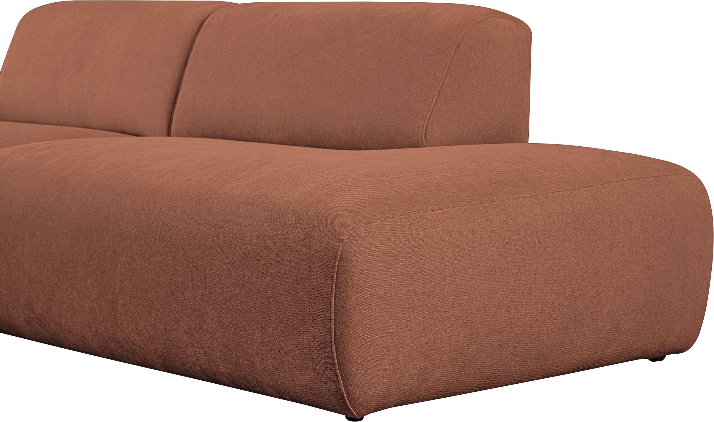 andas Ecksofa »Myrland«, Breite 222 cm, Chenille, Easy Clean Stoff, mit Kaltschaum