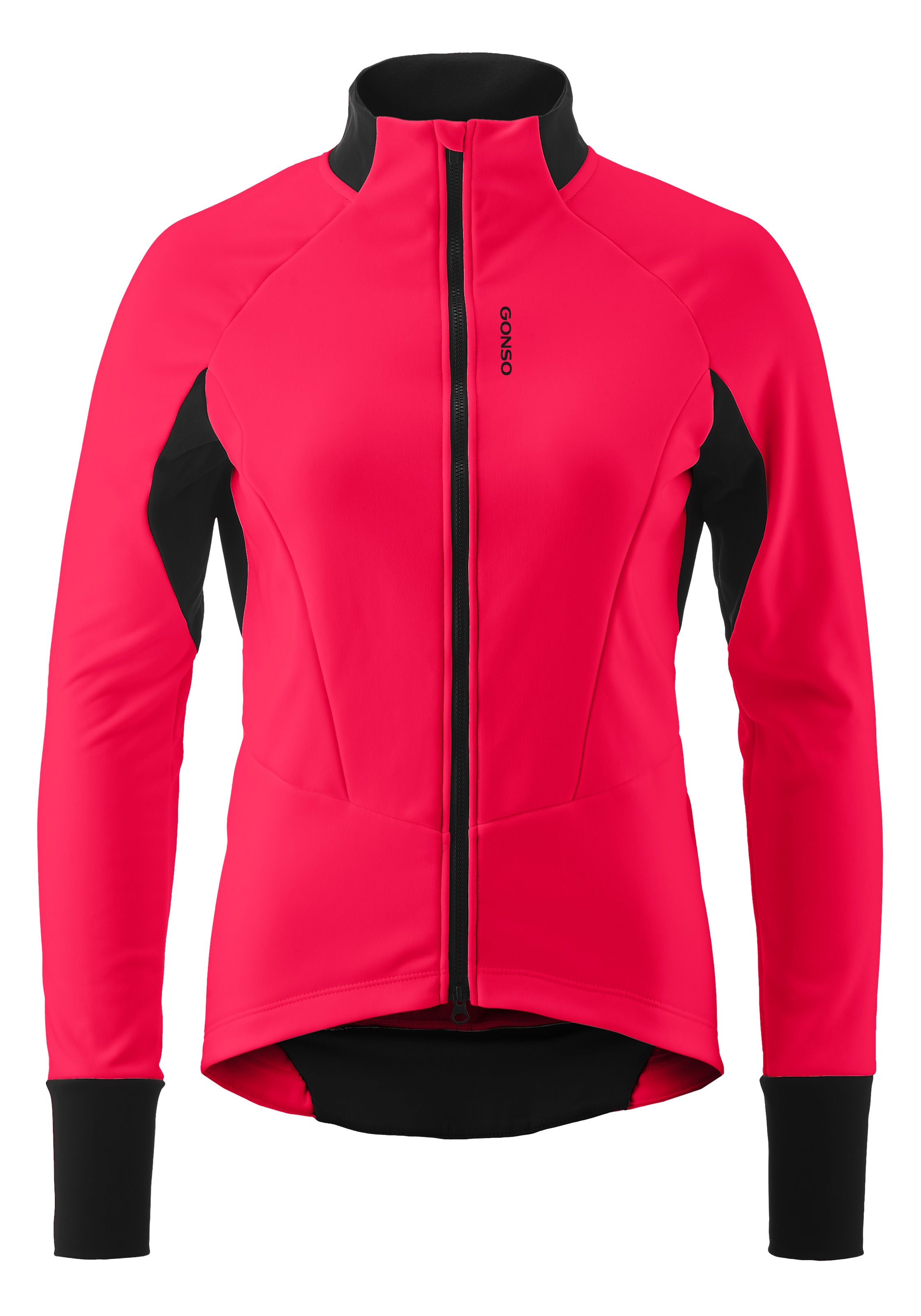 GONSO Damen Fahrradjacke "ROAD JACKET SOFTSHELL 2 W"neonpink, Gr. 38, 80% Polyester, 15% Polyamid, 5% Elasthan, Jacken, Damen Softshell-Jacke,