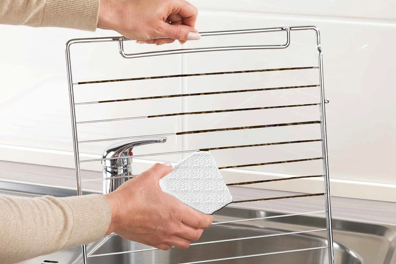 Maximex Putzstein »Anti-Krusten-Stein«, (Set, 6 St.), Krustenentferner für Grillrost, Eisenpfanne und Backofen, Glasstruktur