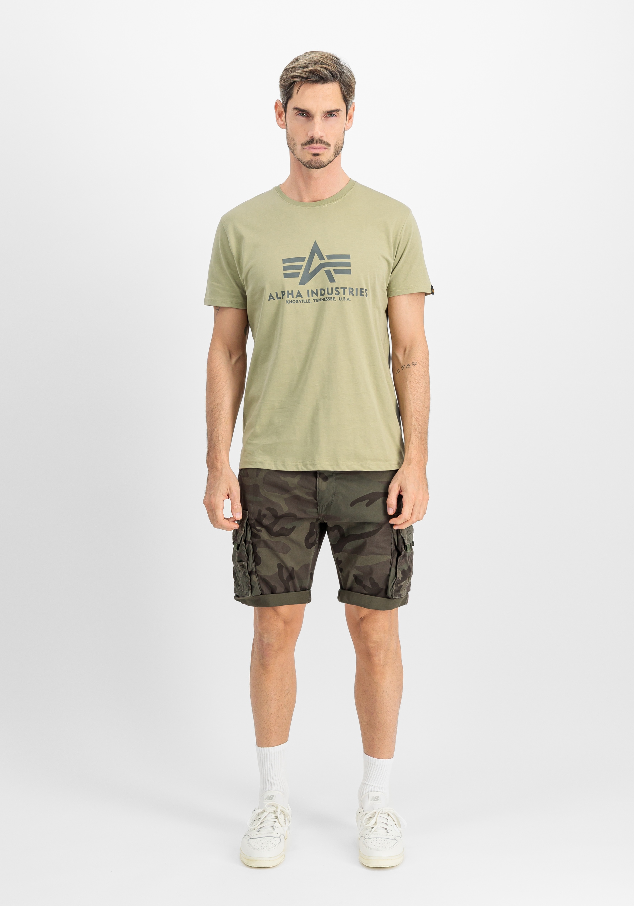 Alpha Industries Shorts »Crew Short Camo«