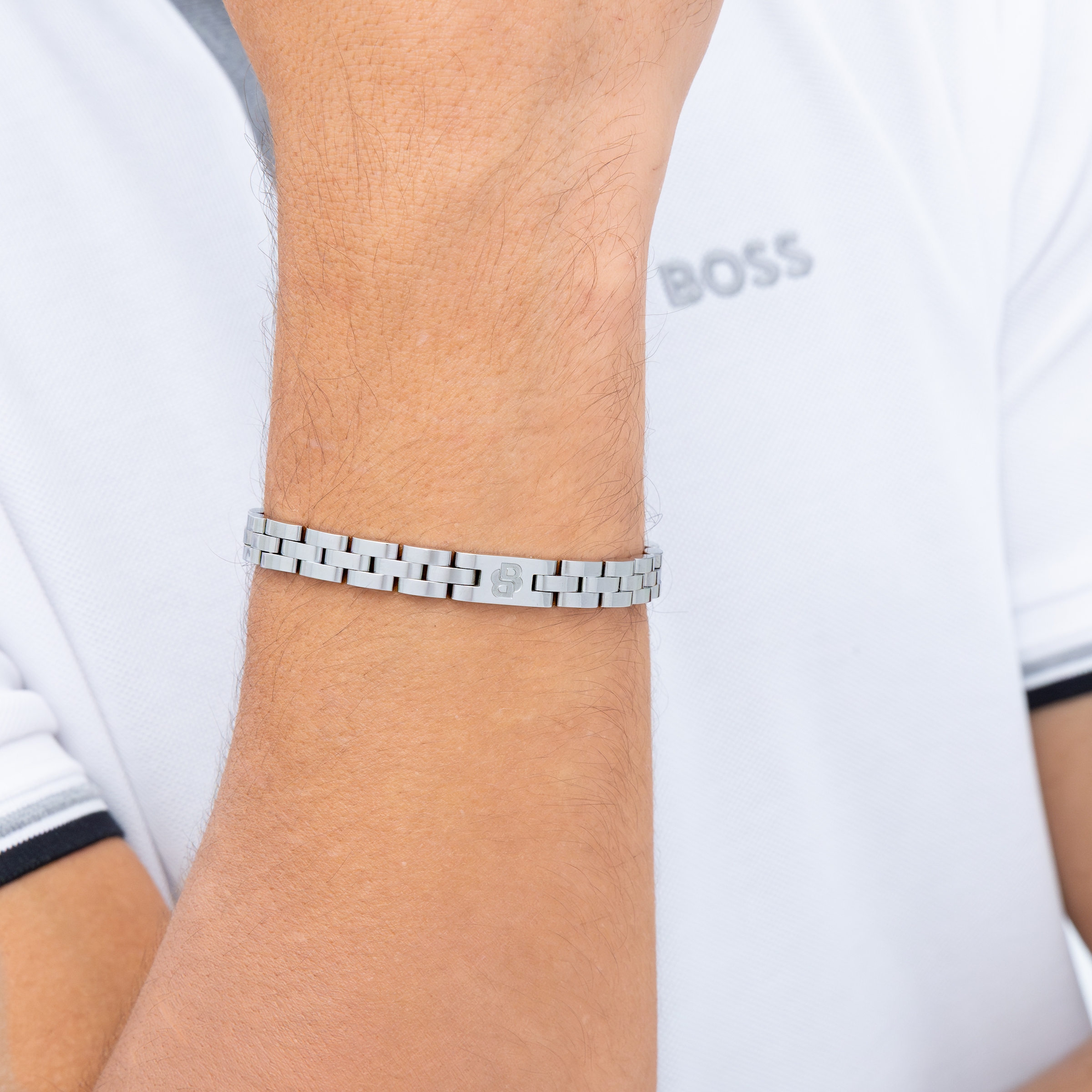 BOSS Gliederarmband »ARCHER« Emaille