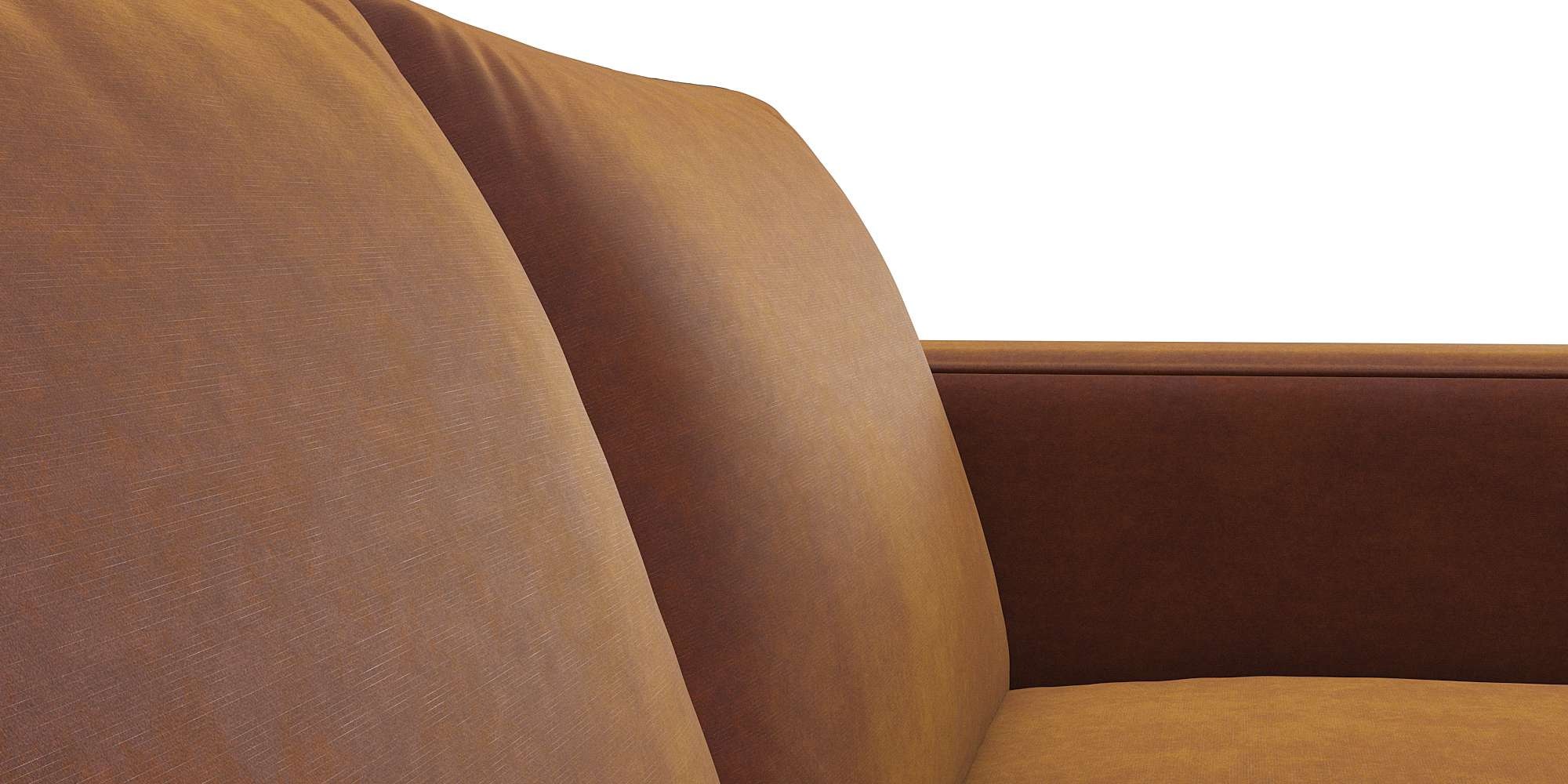 FLEXLUX Fiore 3-Seater Sofa Brown (Cognac) 3