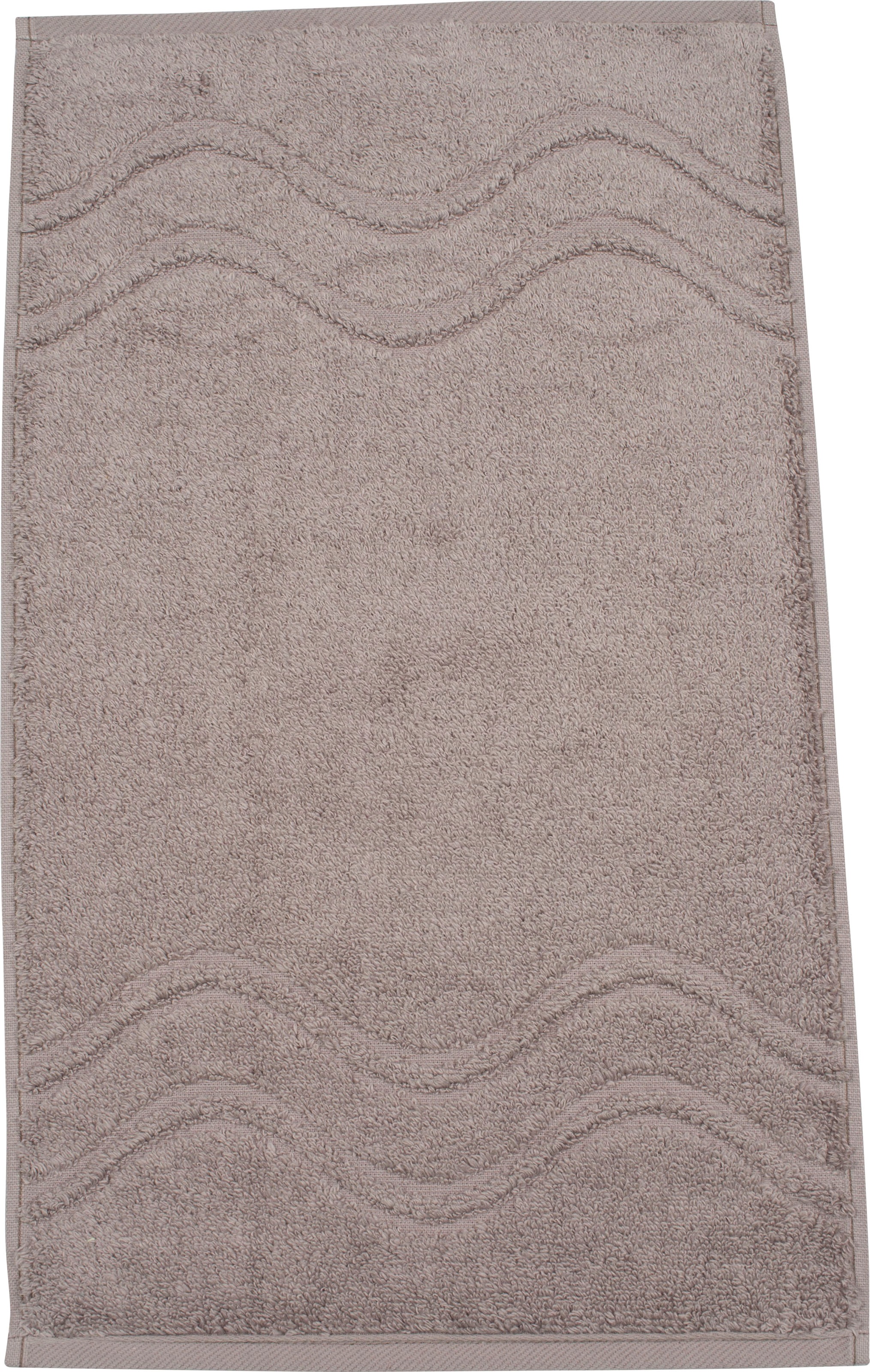 Thumbnail - ROSS Gästehandtuch "Cashmere feeling" 100% Baumwolle, mit Wellen-Bordüre, große Farbauswahl