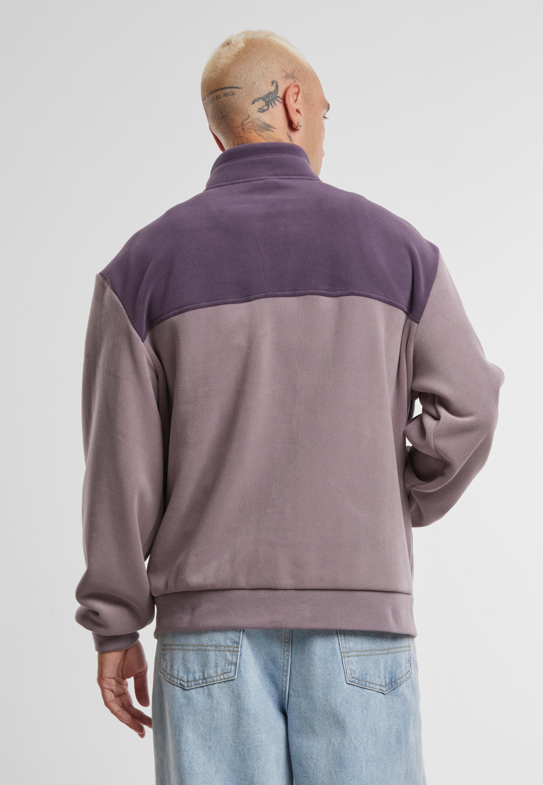 URBAN CLASSICS Allwetterjacke »Urban Classics Colour Block Polar Fleece Jacket«, (1 St.), ohne Kapuze