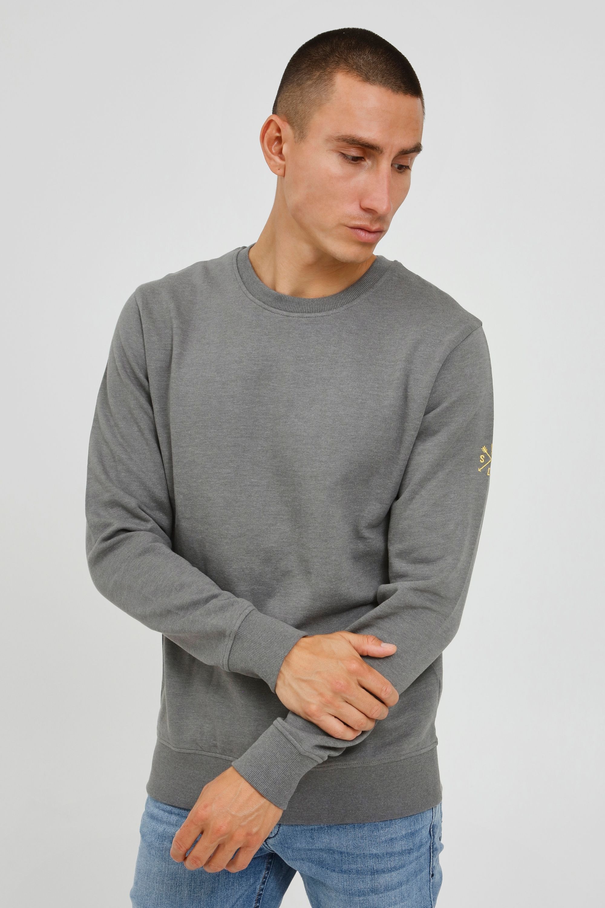 Solid Rundhalspullover "Sweatshirt SDKani" günstig online kaufen