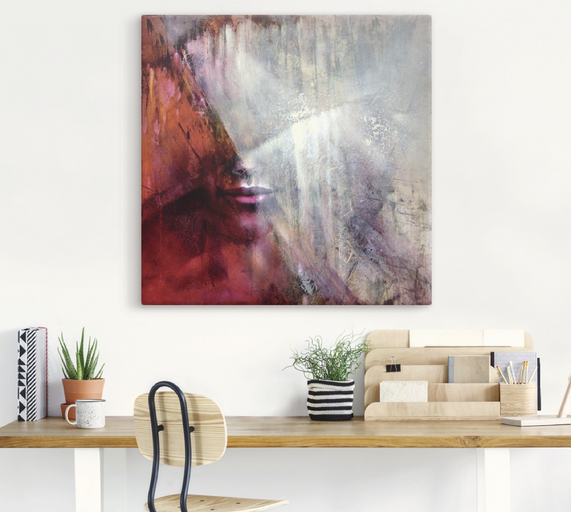 Artland Leinwandbild "Julia" Frau 1 Stk. tlg. auf Holzrahmen gespannt günstig online kaufen