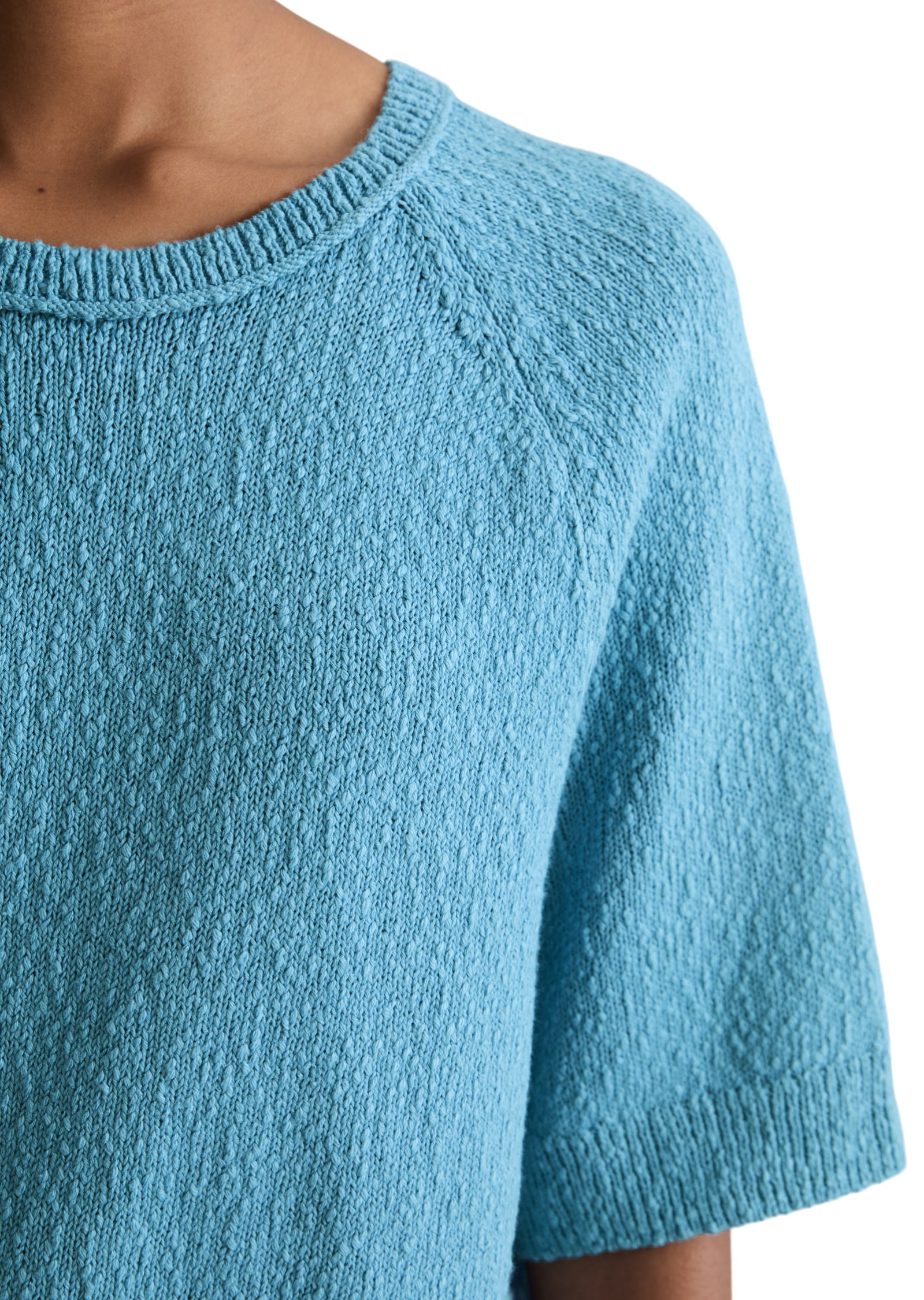 Marc O'Polo DENIM Strickpullover »aus Cotton Slub Garn«