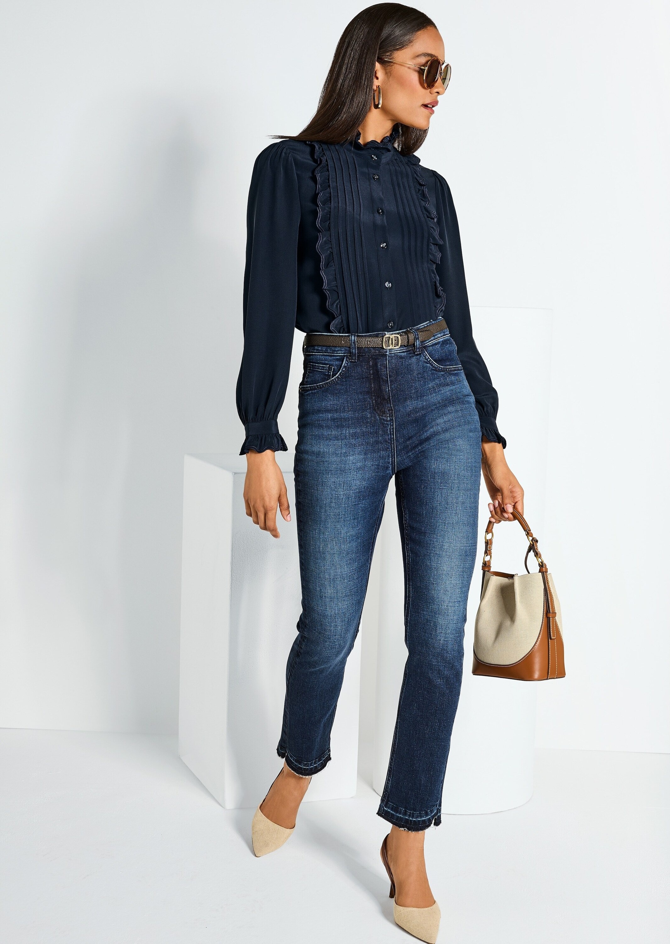 MADELEINE Langarmbluse »Bluse Bluse«