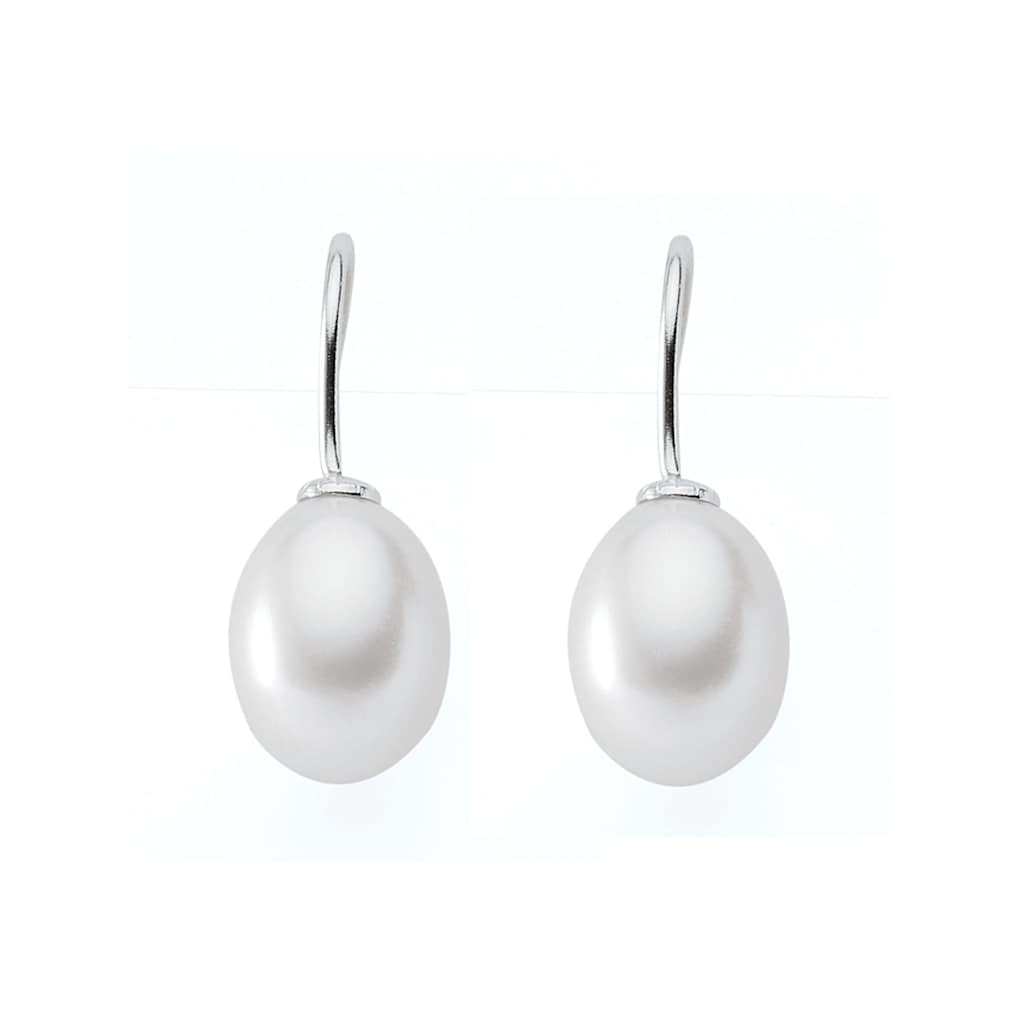 Adelia´s Paar Ohrhänger »925 Silber Ohrringe Ohrhänger« mit Süßwasser Zuchtperle Silberschmuck für Damen