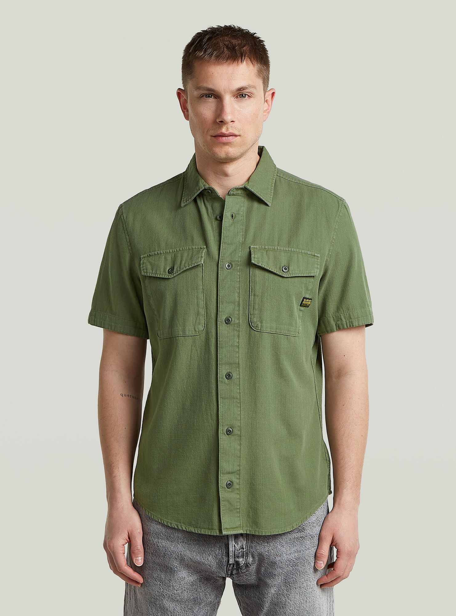 G-STAR Langarmshirt "Marine Slim Hemd"