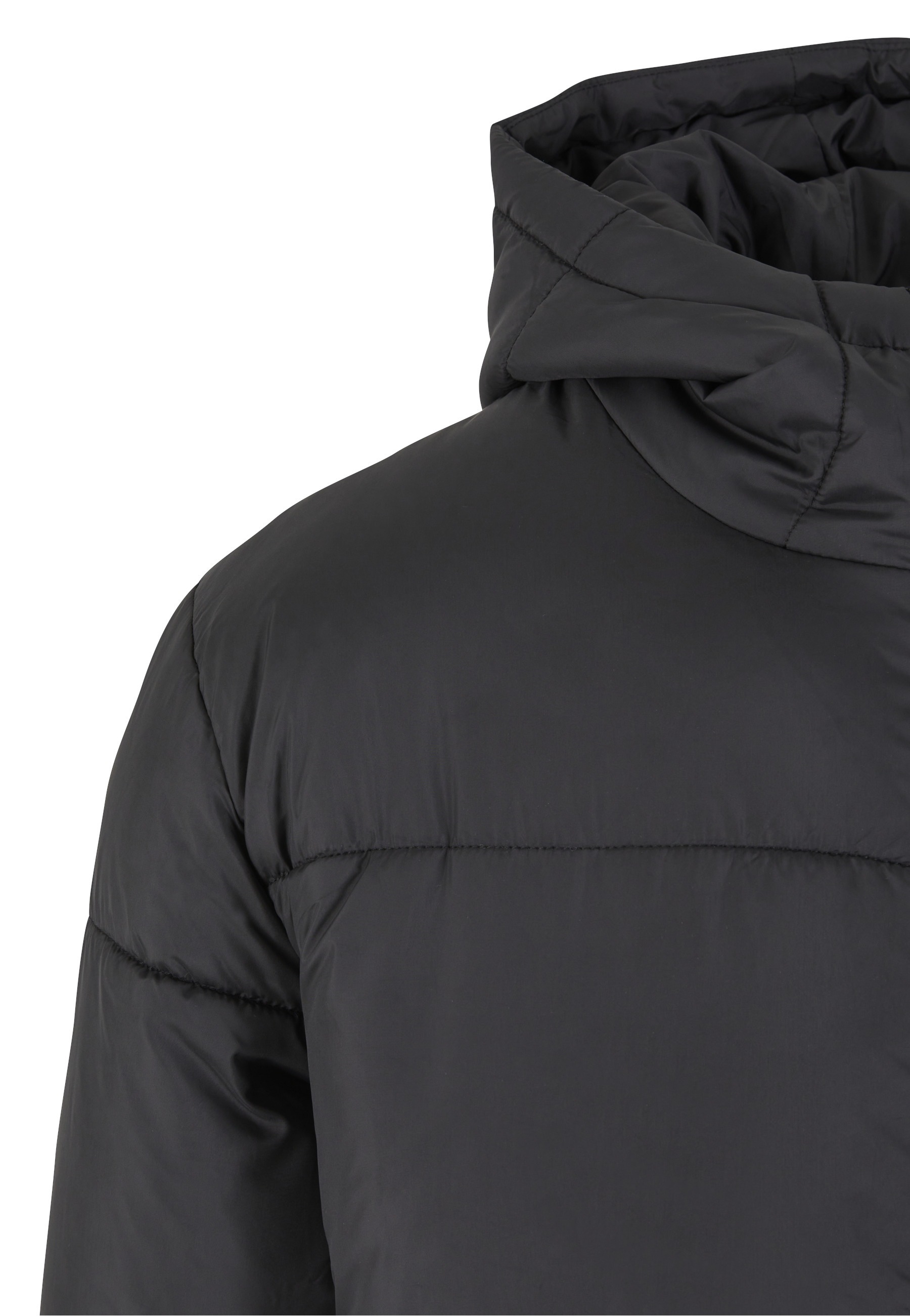 URBAN CLASSICS Winterjacke »Urban Classics Mens Long Puffer Coat« 1 Stk. tlg. mit Kapuze