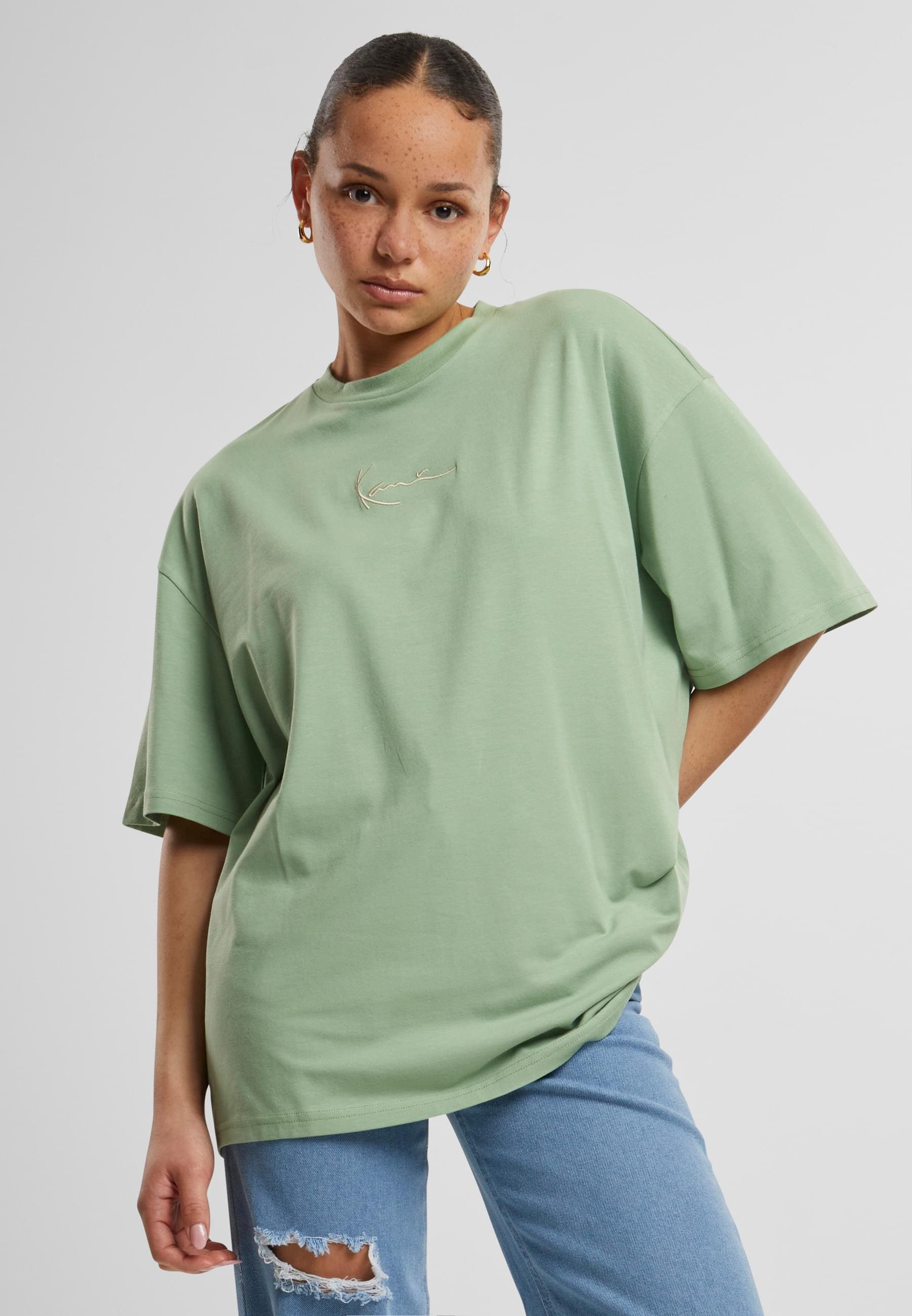 Karl Kani Shirtkleid »Karl Kani Damen KW224-054-2 KK Small Signature Dress Tee«, (1 tlg.)
