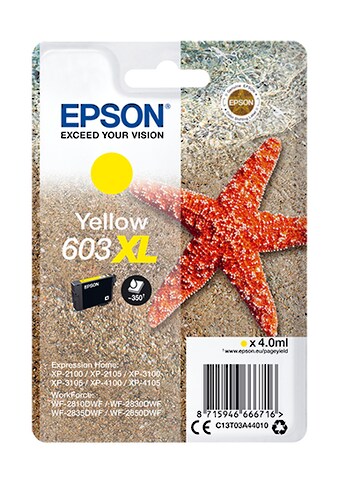 Epson Tintenpatrone » Singlepack Yellow 603X...