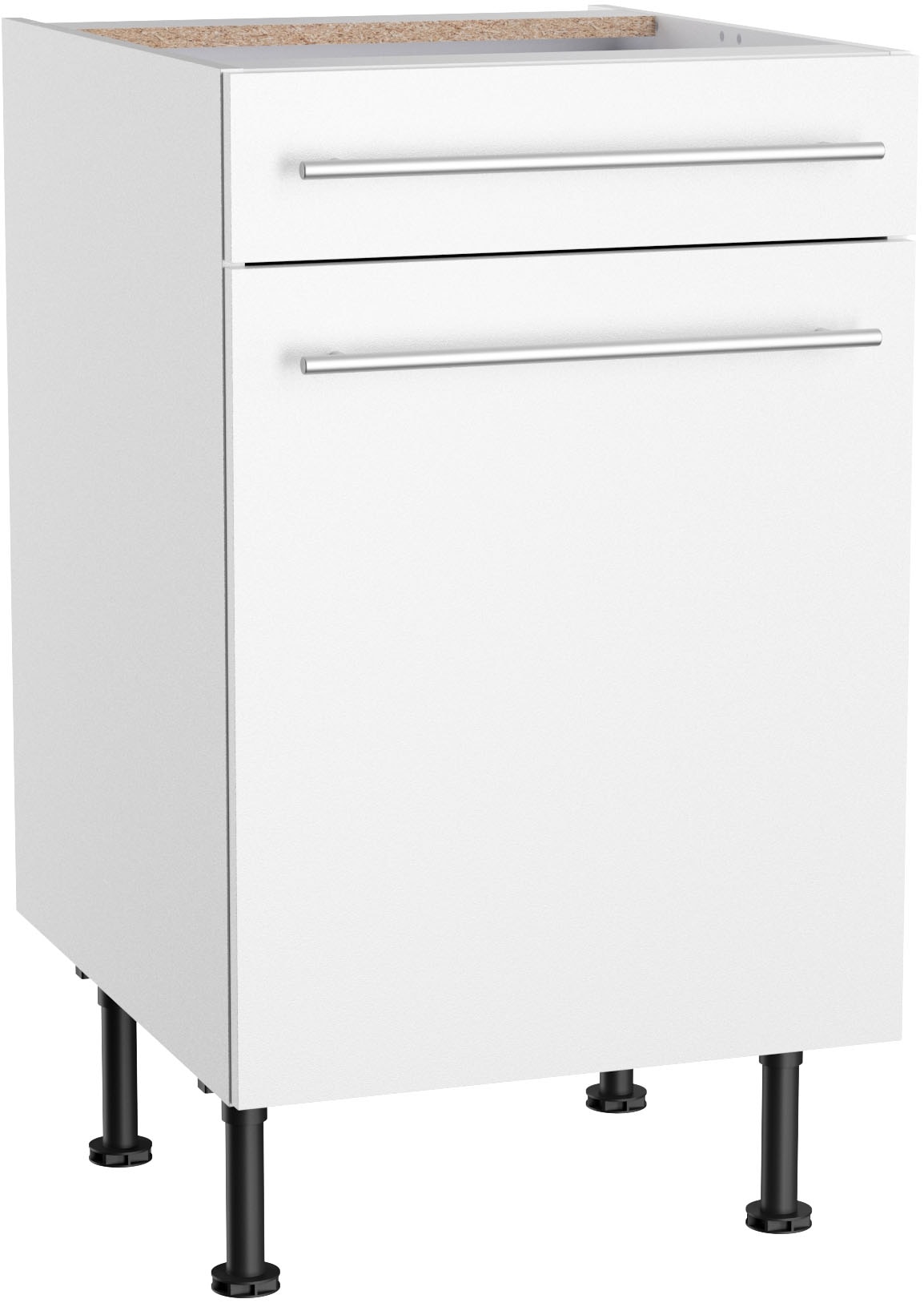 KOCHSTATION Unterschrank "KS-Bern2", Breite 50 cm, 1 Tür, 1 Schubkasten, 1 günstig online kaufen