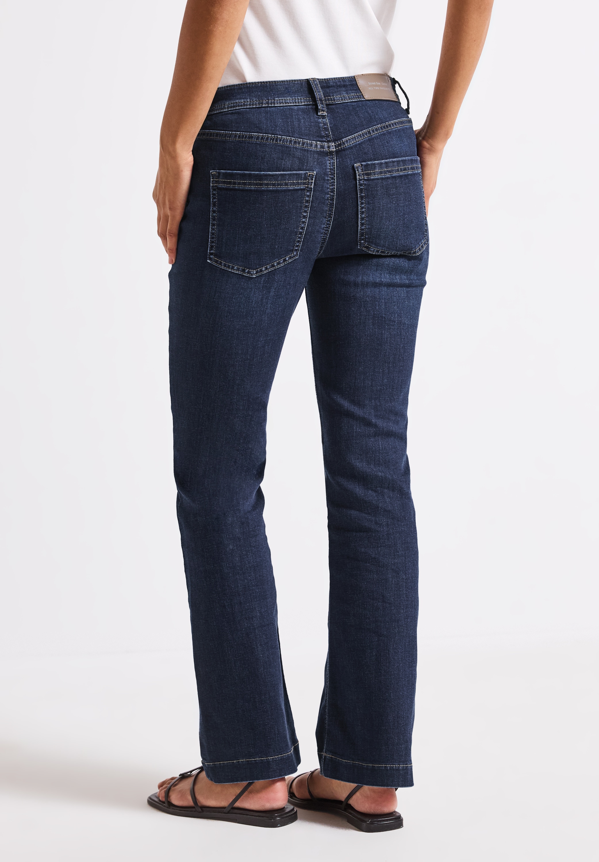 STREET ONE Slim-fit-Jeans, High Waist günstig online kaufen