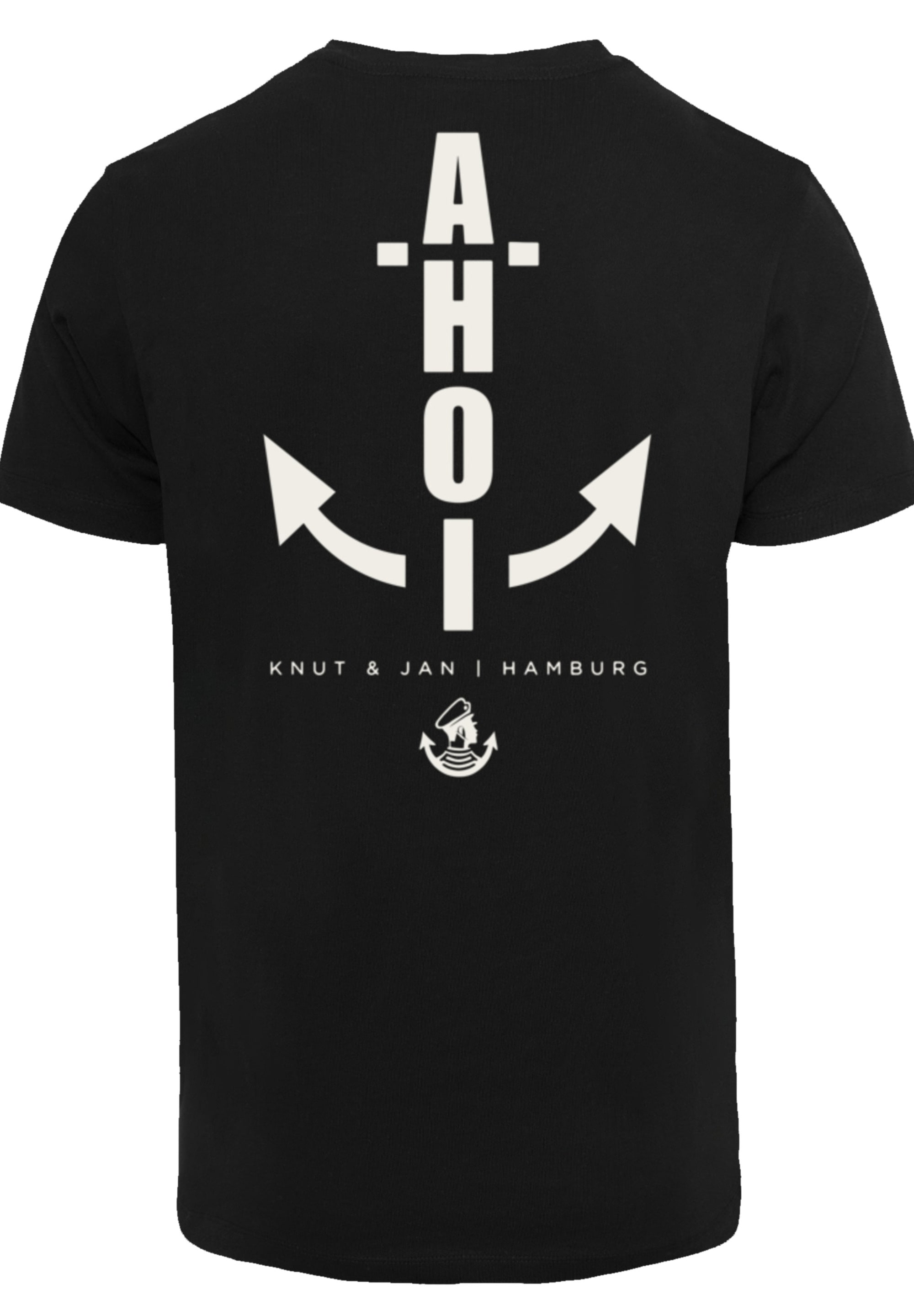 F4NT4STIC T-Shirt »AHOI Knut & Jan Hamburg«, Print