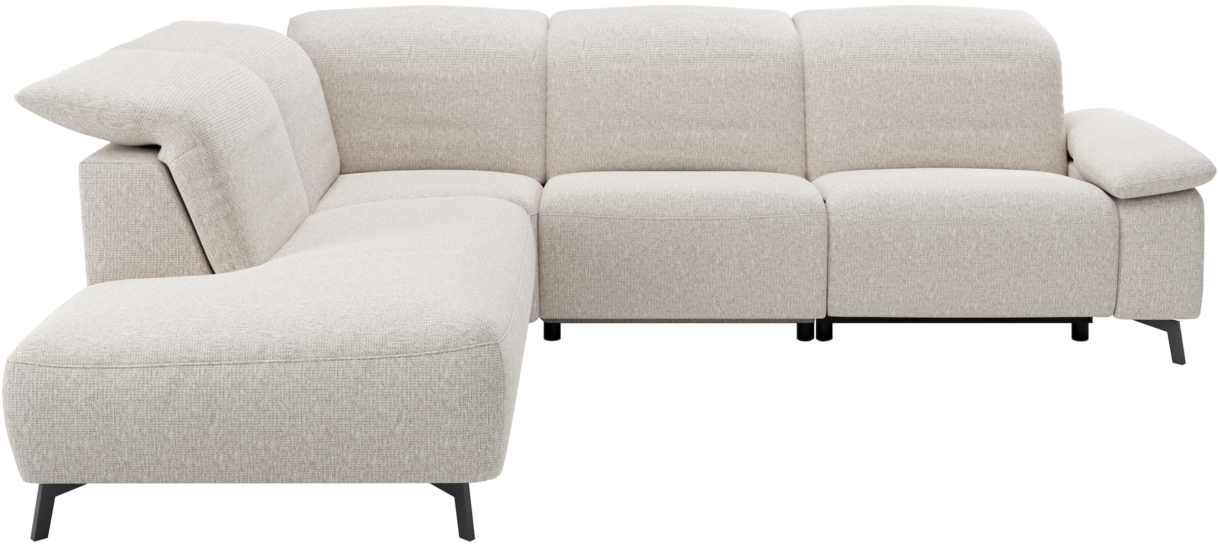 Musterring Ecksofa "MR 370, intelligenter Komfort im modernen Design" Optionale Relaxfunktion, flexible Kopfteile & klappbare Armlehnen