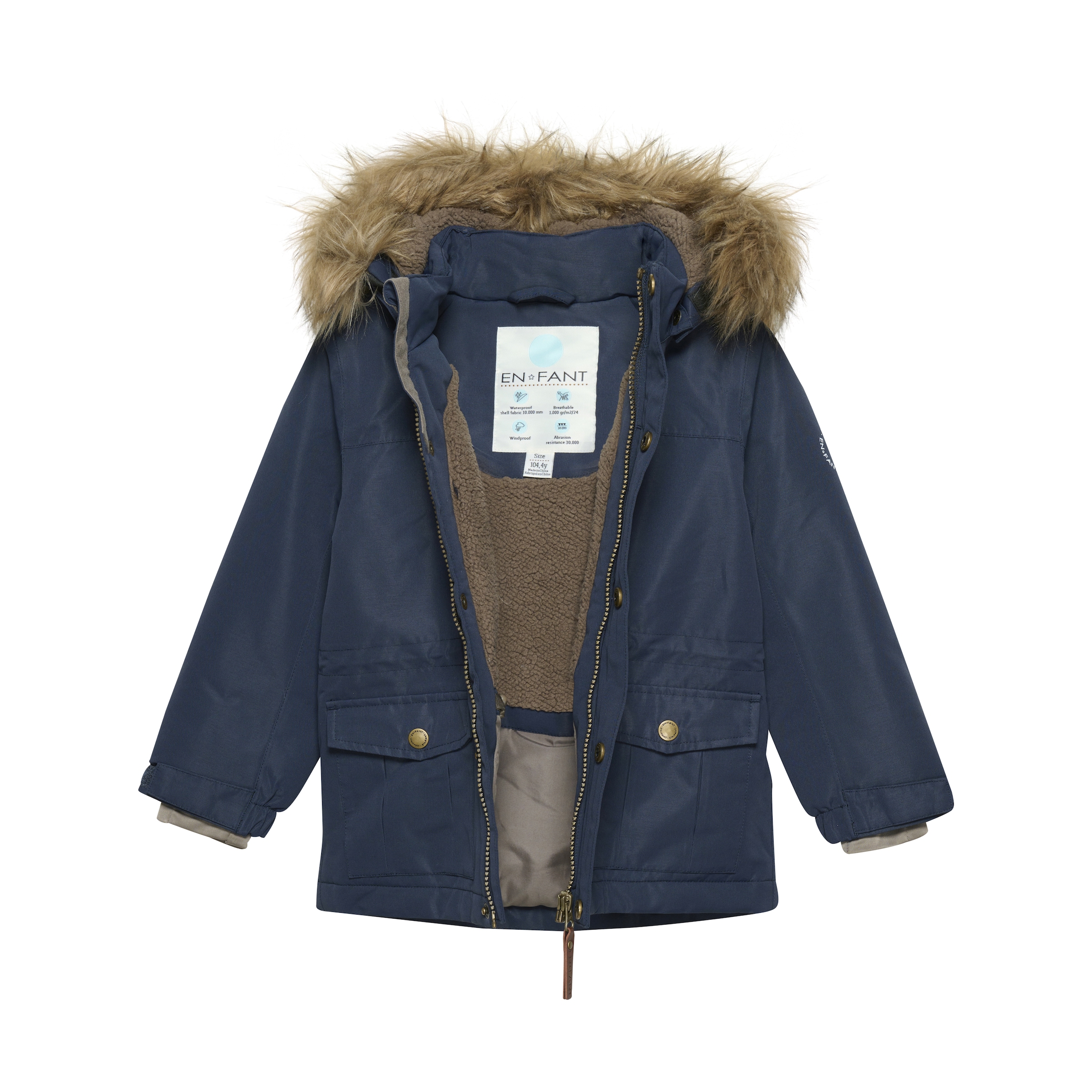 EN FANT Winterjacke »Winterjacke ENJacket«, mit Kapuze